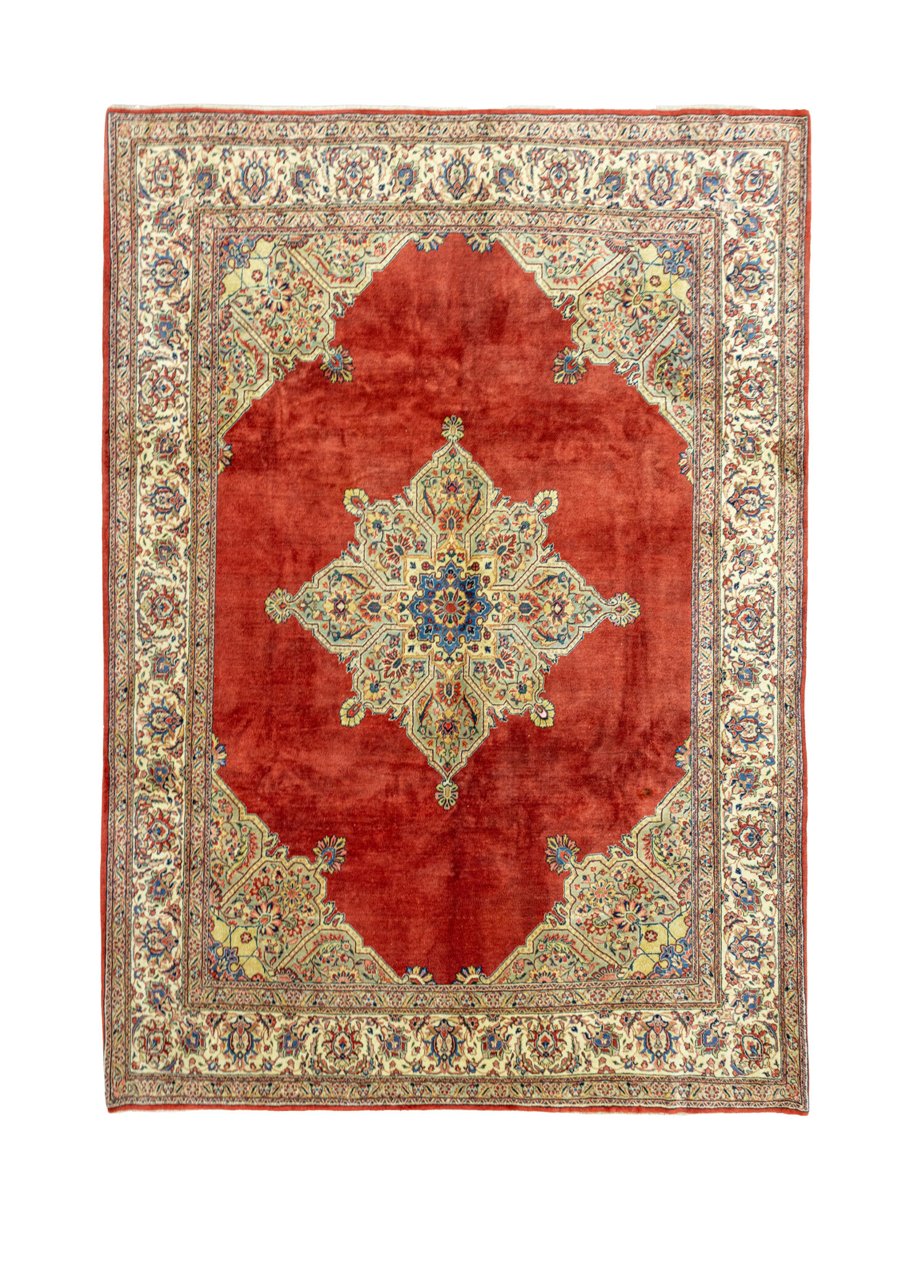 Ostan El Dokuma İran Keşan Halı 263 x 355 cm