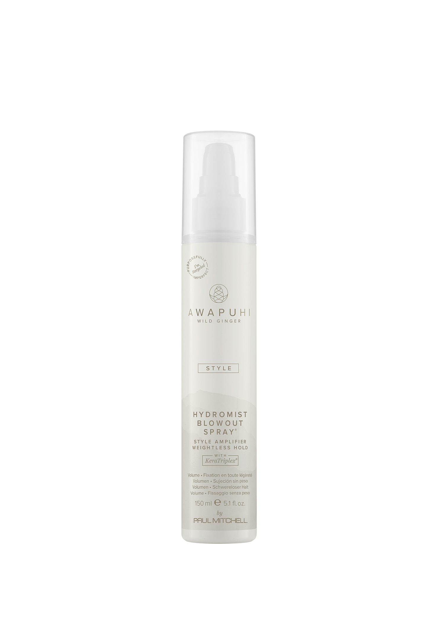 Awapuhi Wild Ginger - Hydromist Blow-Out Fön Spreyi 150 ml - Bej