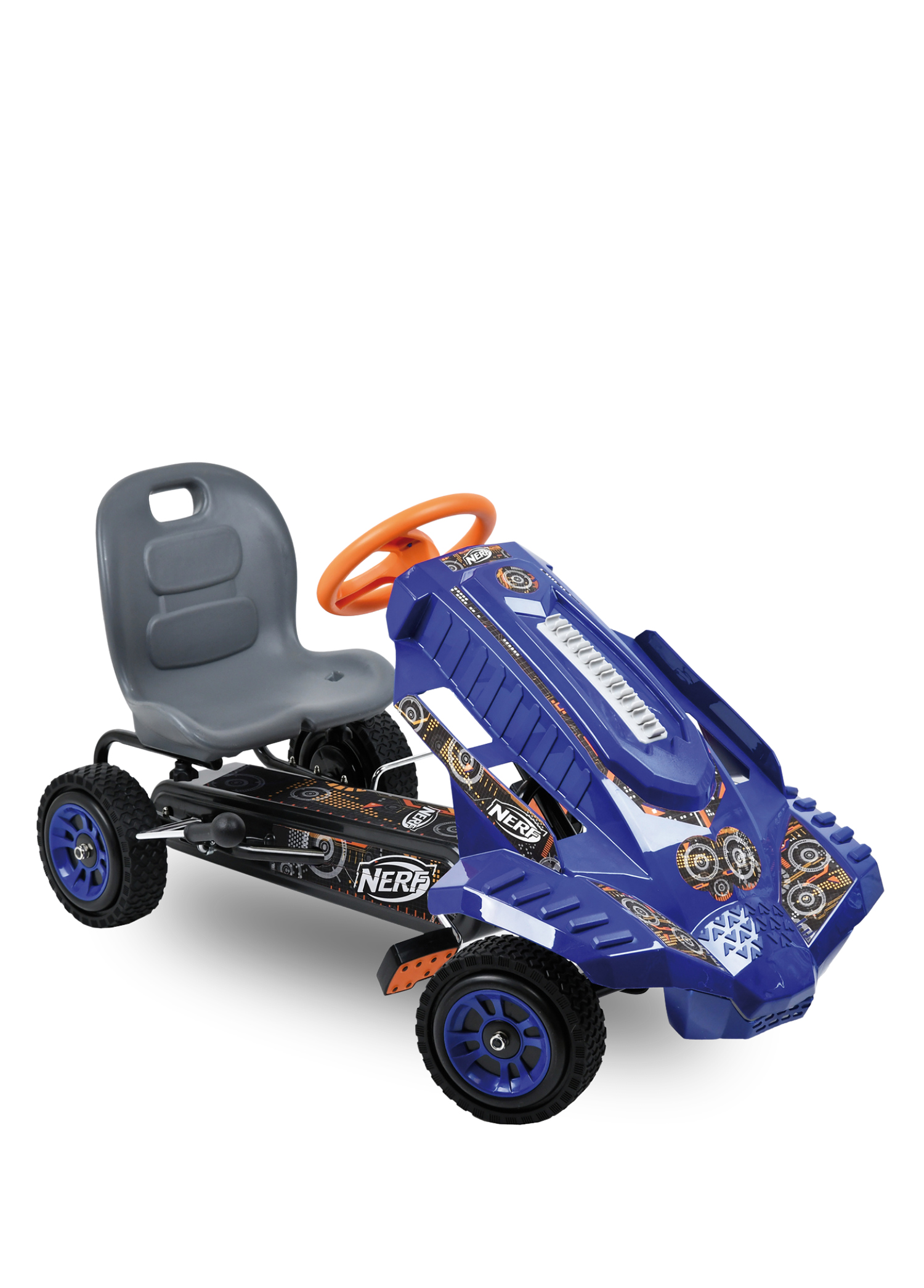 Nerf Striker 4 Tekerlekli Siyah Çocuk Gokart Bisikleti