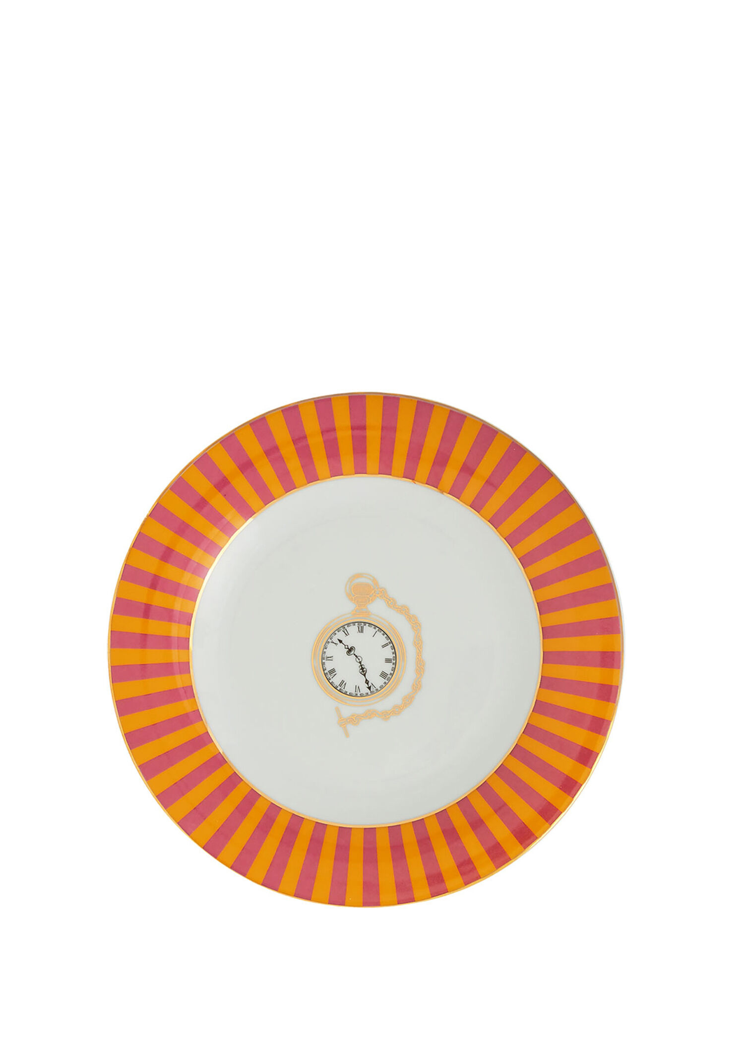 The Grade Studio - Timeless Orange Collection Porselen 2'li Tabak Seti - Turuncu