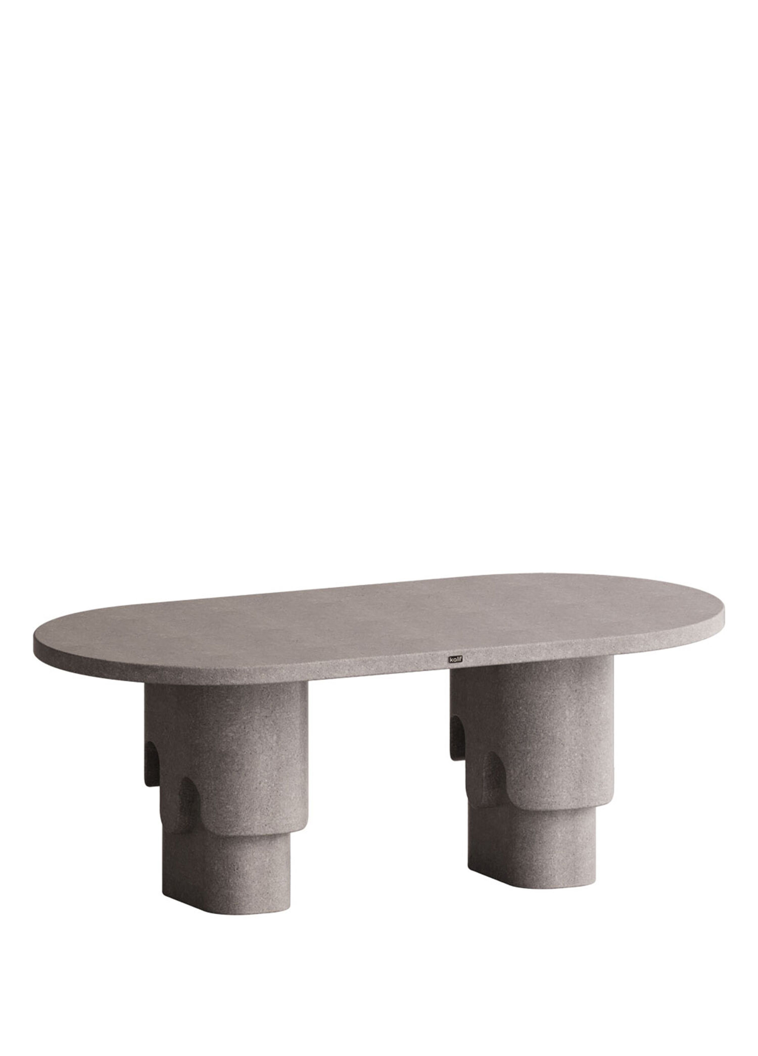 Dionysus Gri Beton Yemek Masası