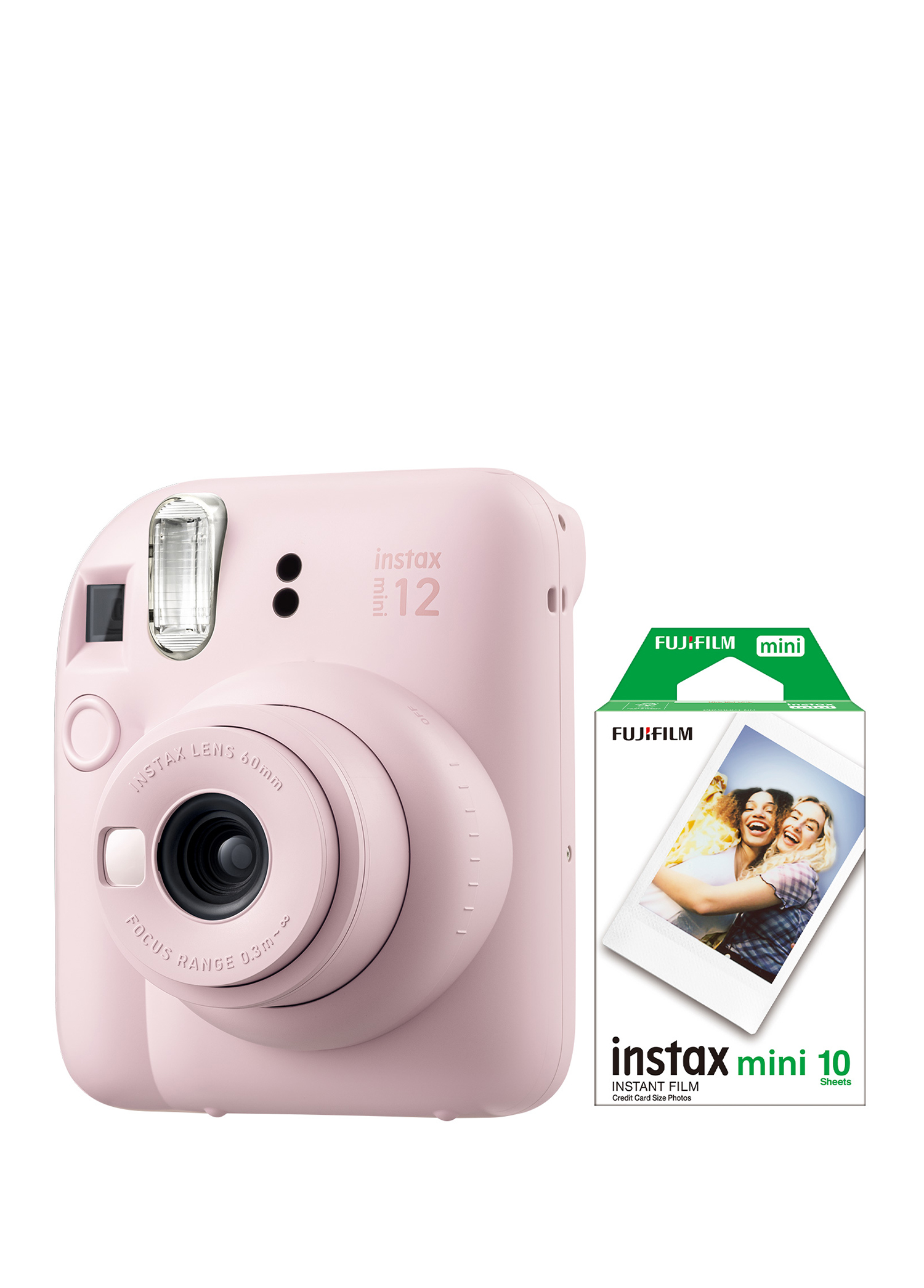 Instax Mini 12 Pembe Fotoğraf Makinesi + 10'lu Mini Film Seti