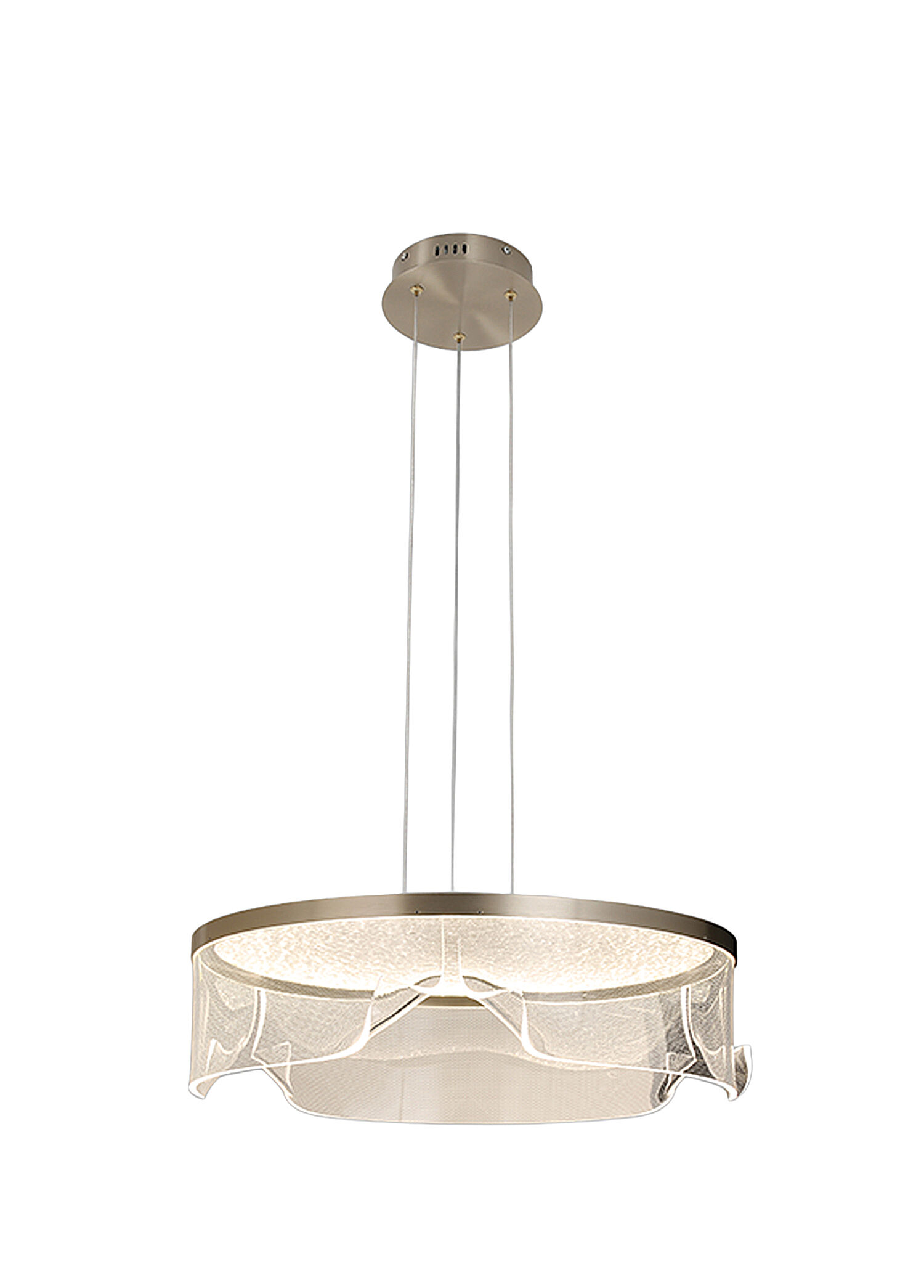 1l Silver Alüminyum Modern Sarkıt Avize