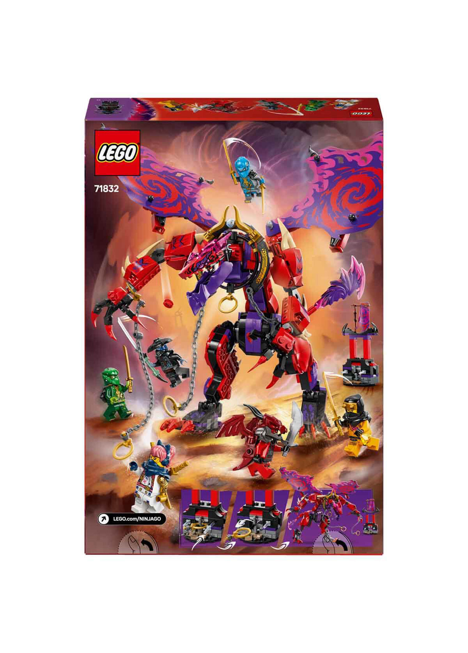 LEGO - Ninjago Thunderfang Kaos Ejderhası 668 Parça 8+ Yaş 6 Ninja