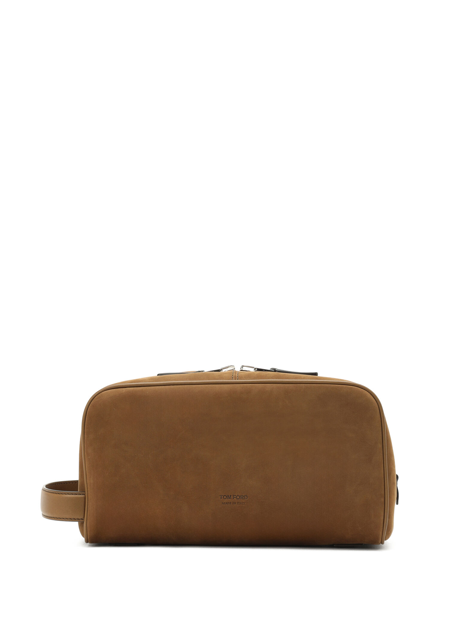 Tan Leather Shaving Bag