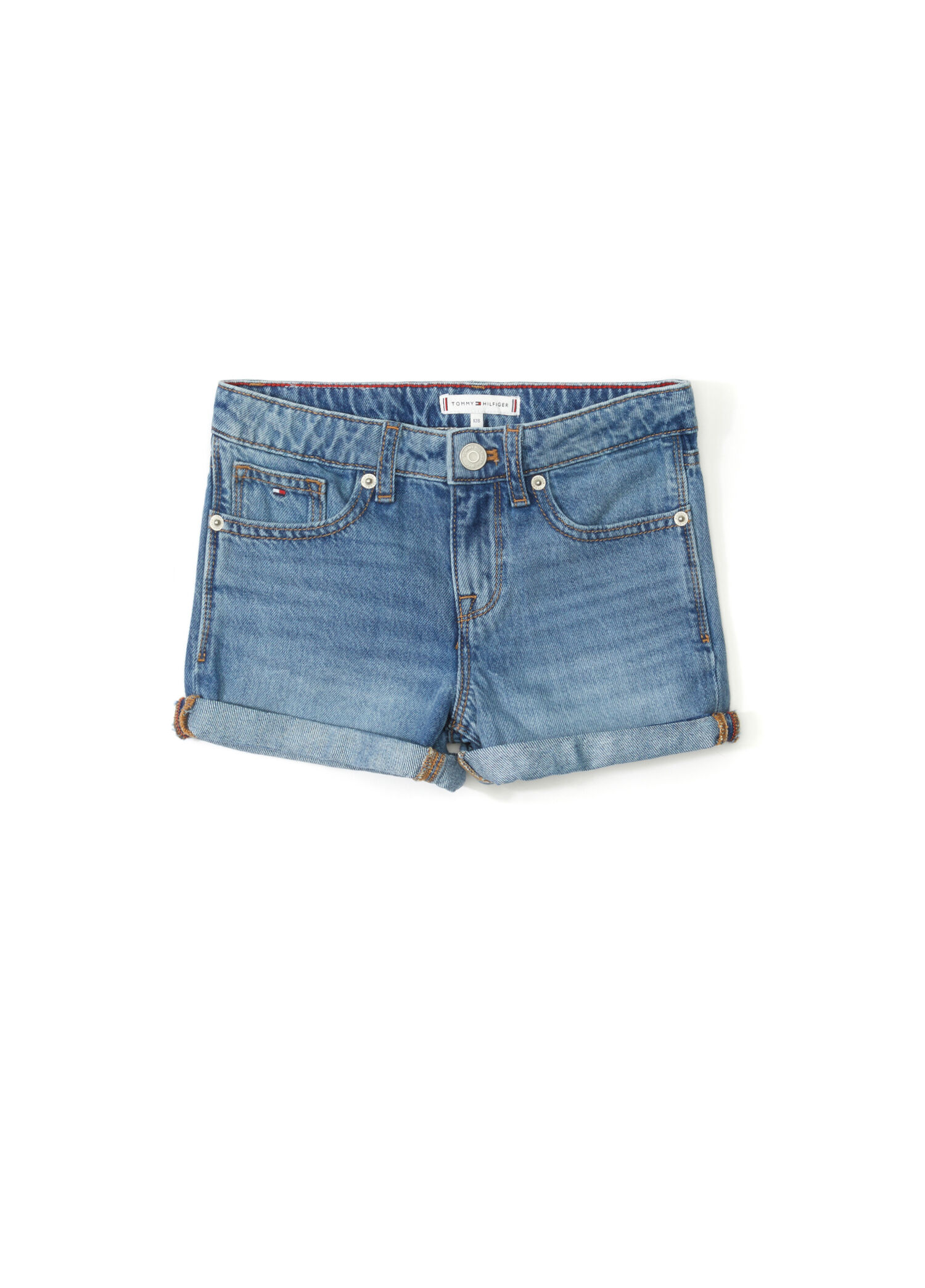 Skinny Lacivert Kız Çocuk Denim Şort