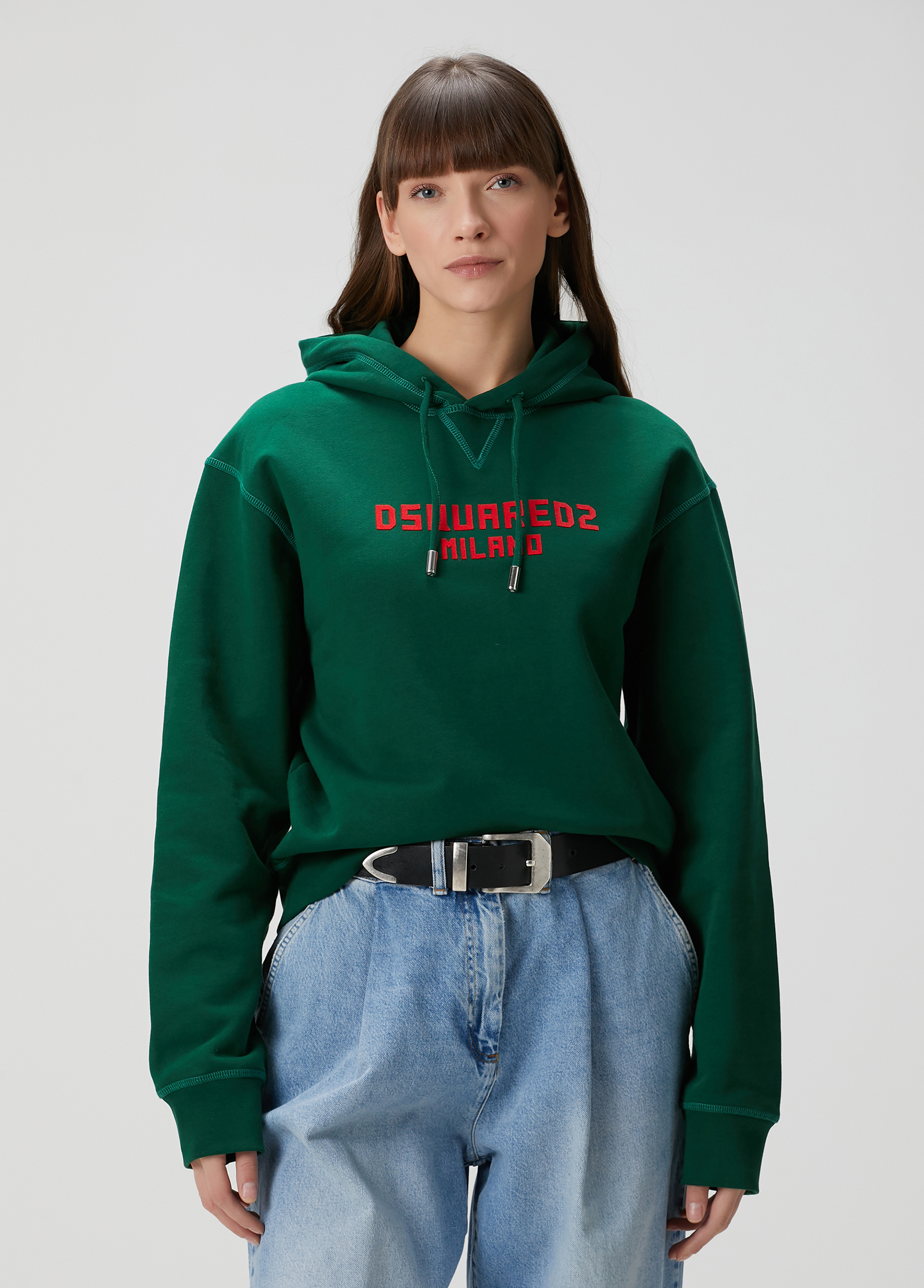 Just Right Koyu Yeşil Sweatshirt