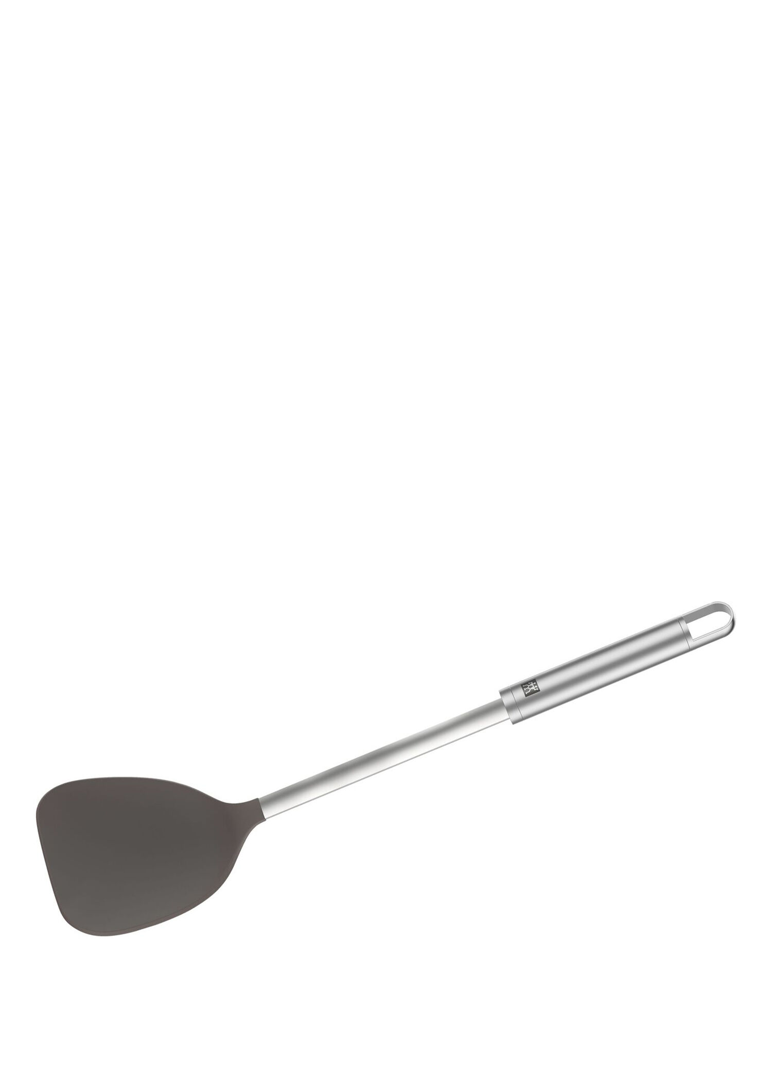 Profesyonel Çelik Metalik Gri Wok Spatula