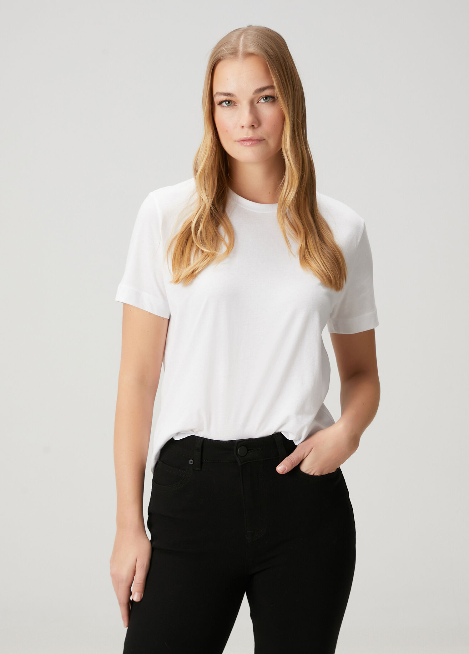 Beyaz Basic T-shirt