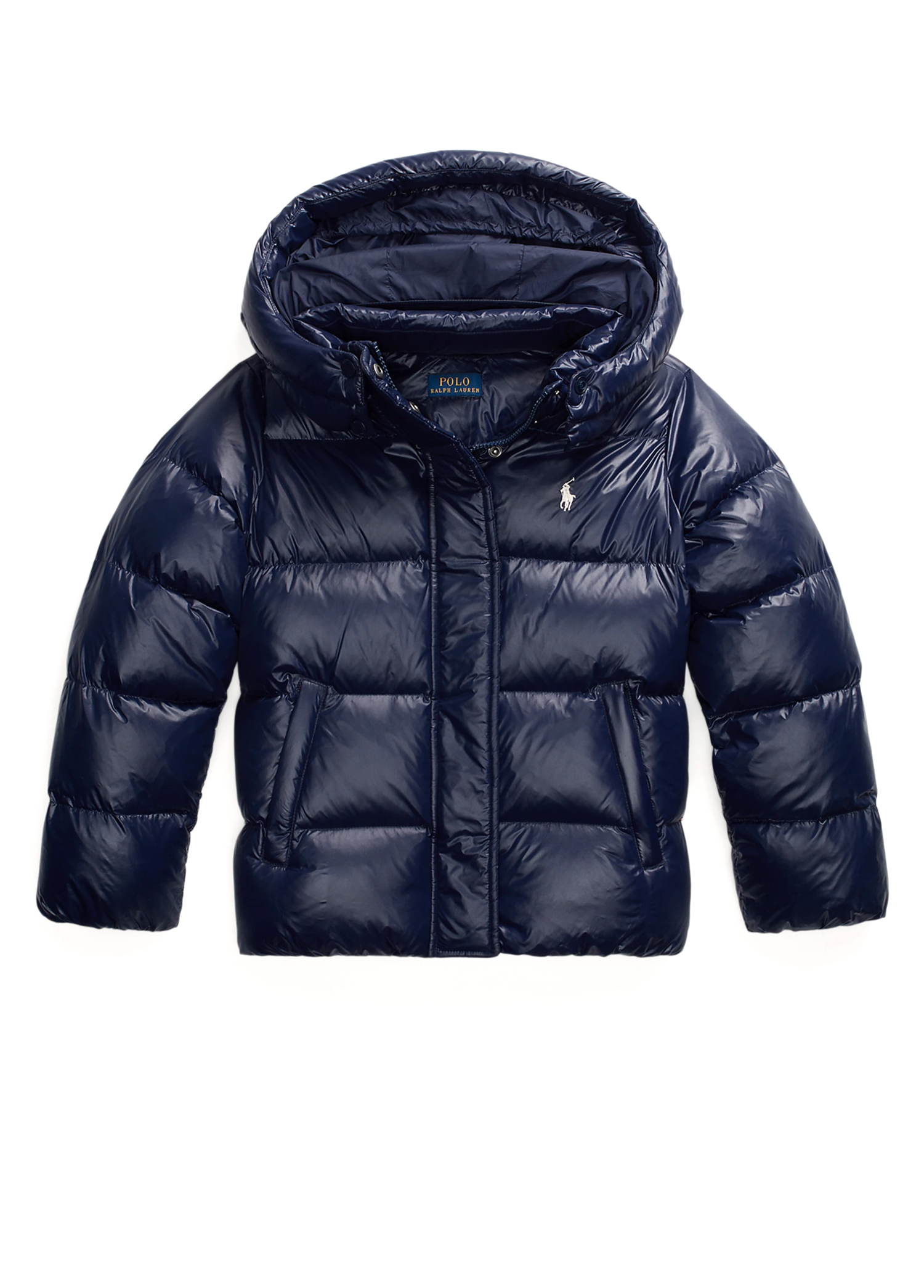 Polo Ralph Lauren Navy Blue Hooded Girls Coat