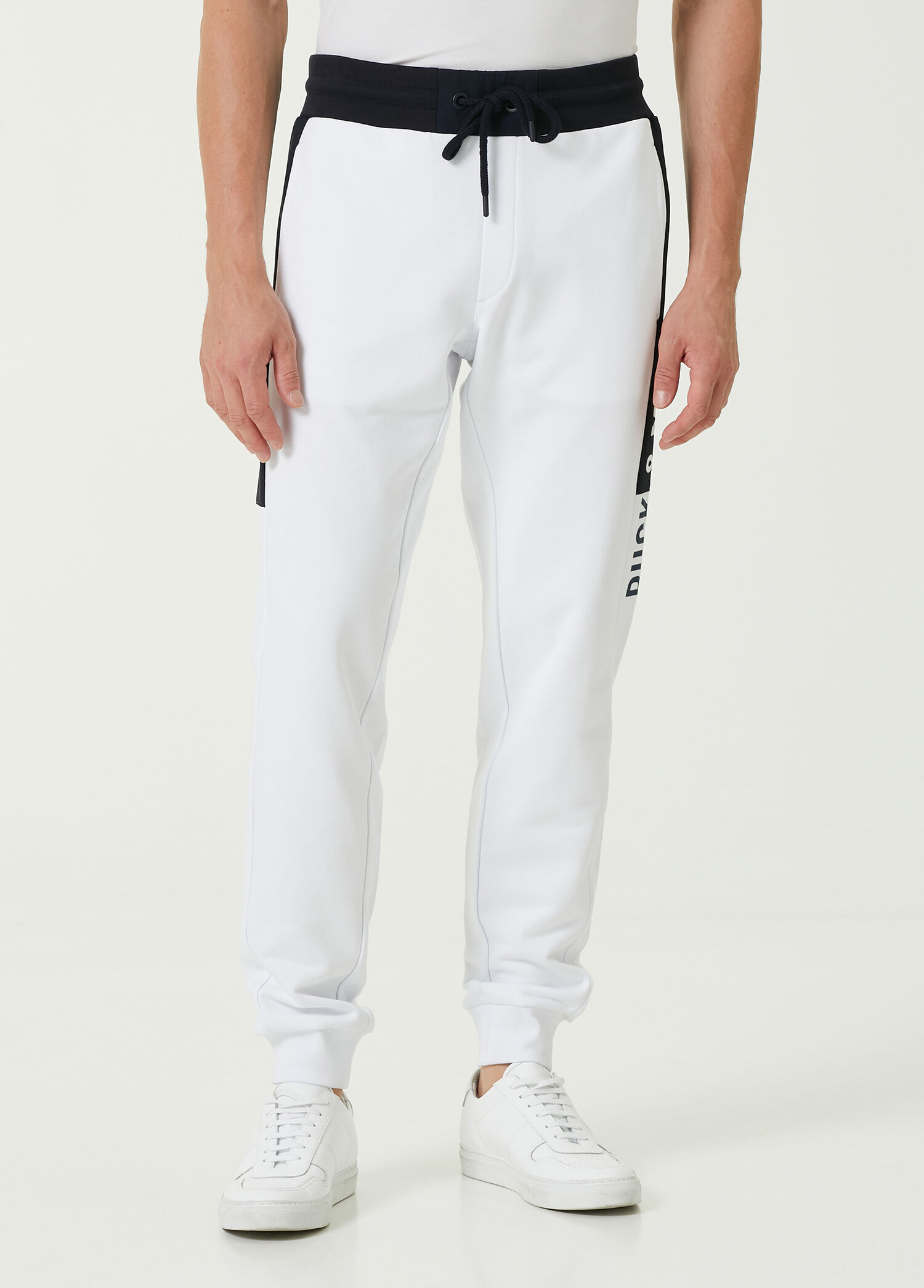 Beymen Beyaz Beli Kordonlu Logolu Jogger Eşofman Altı. 2