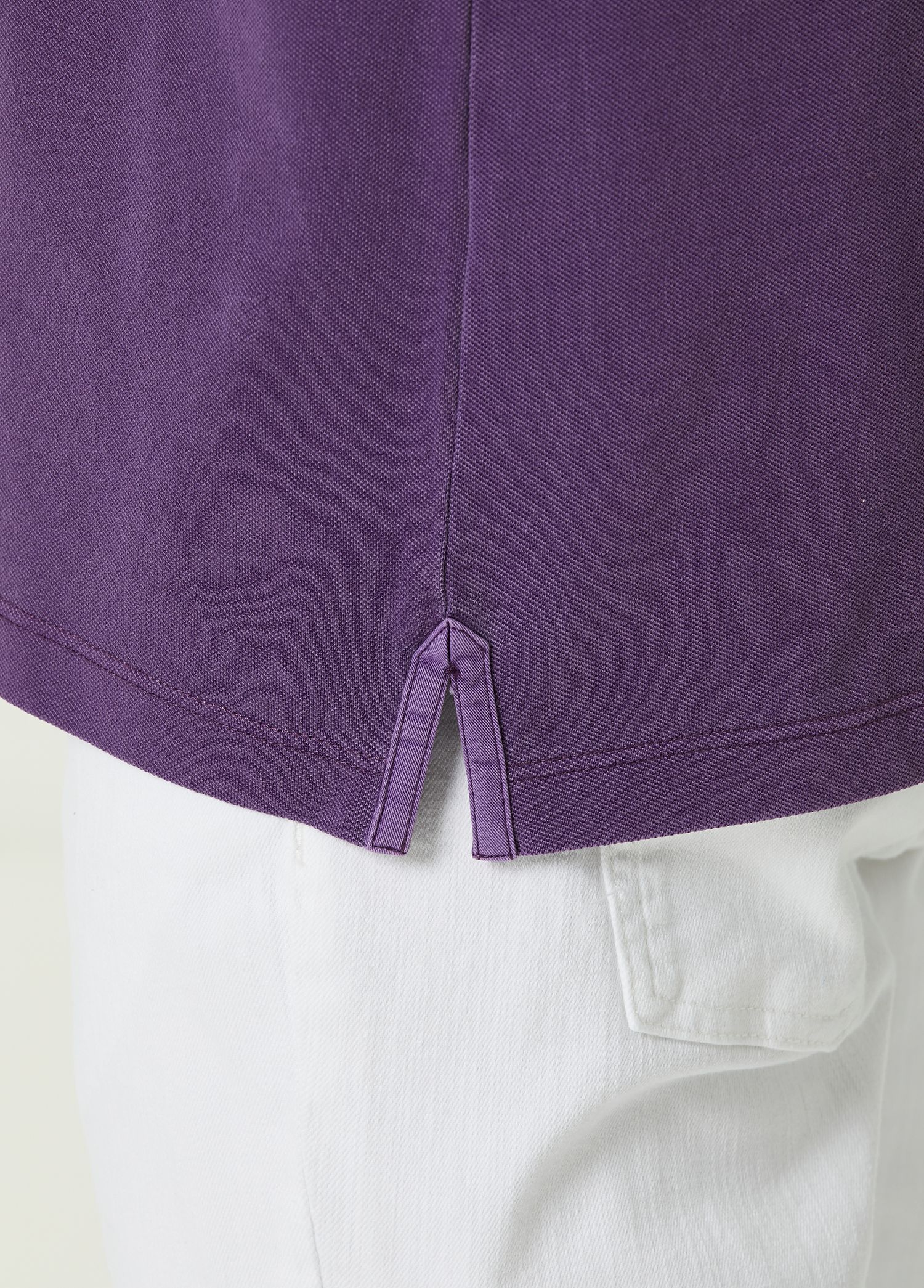 Slim Fit Mor Polo Yaka Pike T-shirt_5