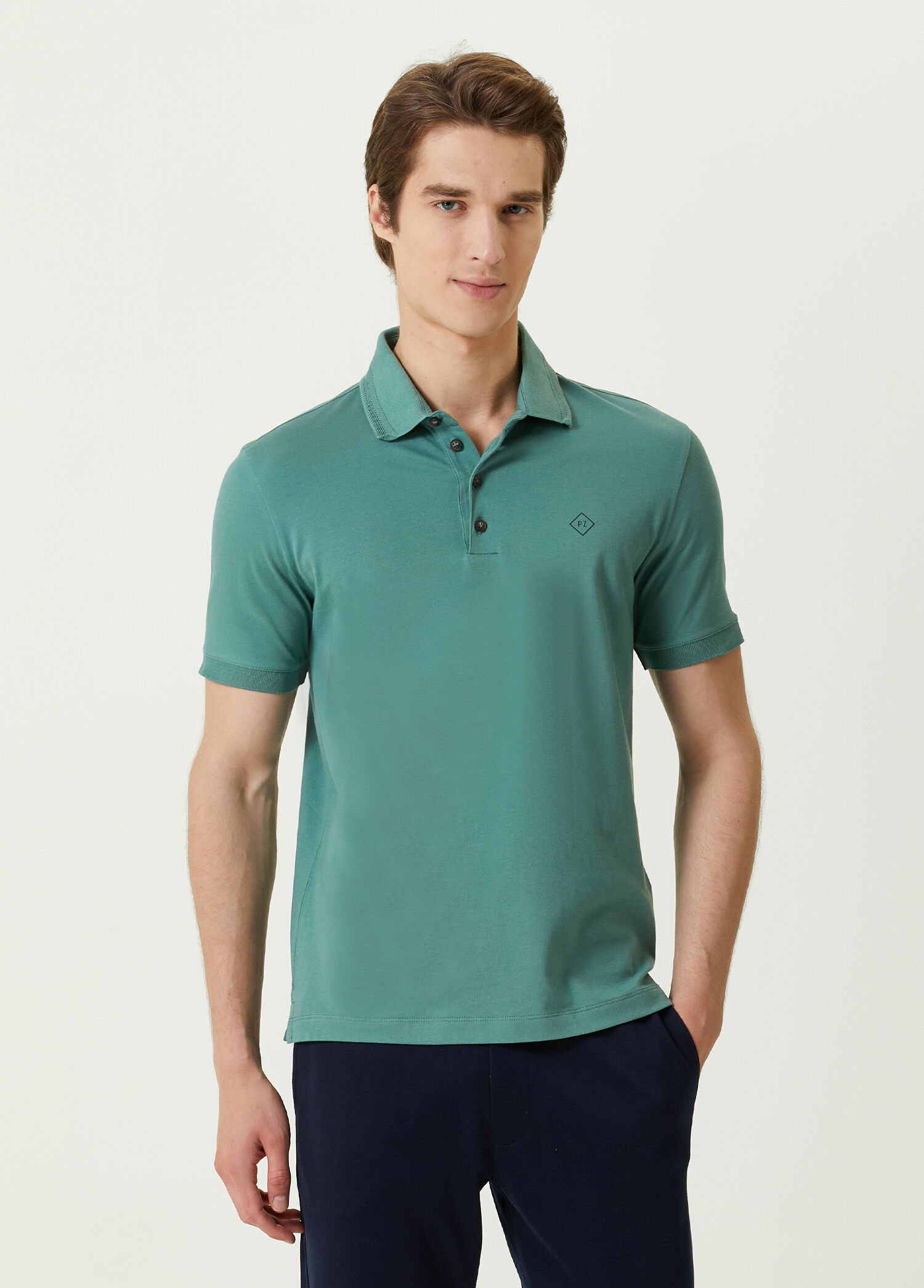 Yeşil Polo Yaka T-shirt
