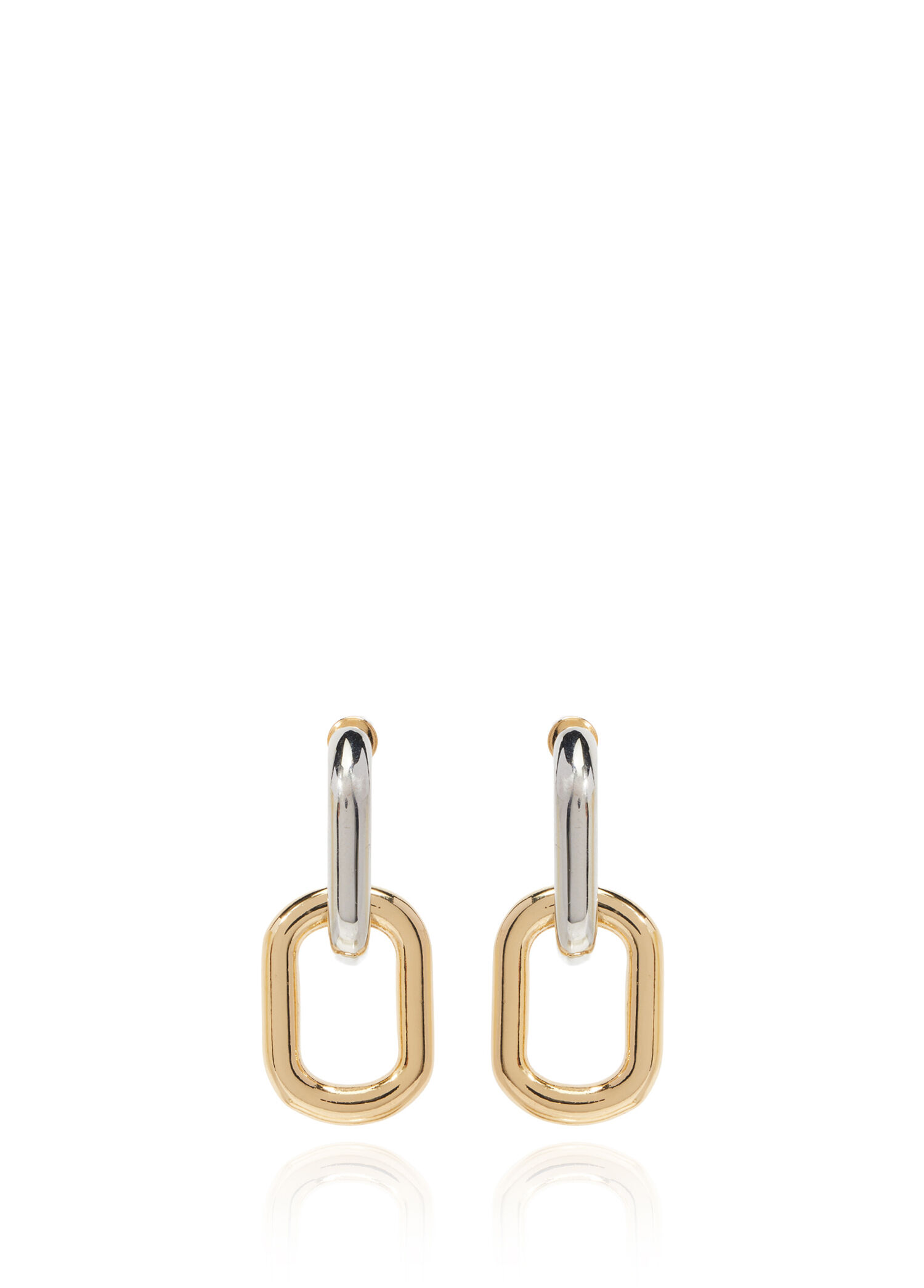 Silver Gold Kadın Sallantılı Küpe