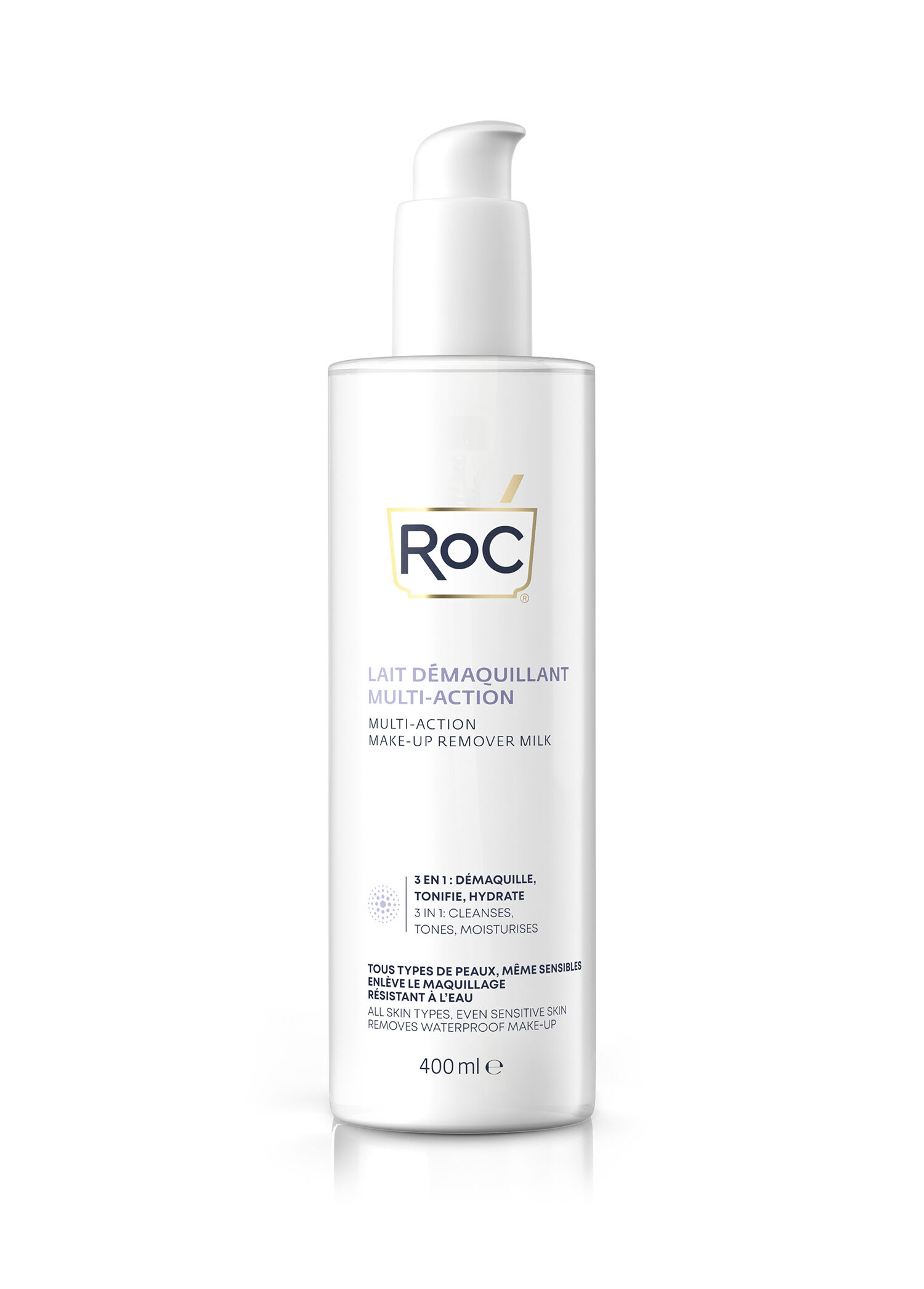 Multi-Action Make-Up Remover Milk Nemlendirici 3'ü 1 Arada Makyaj Çıkarma Sütü 400 ml