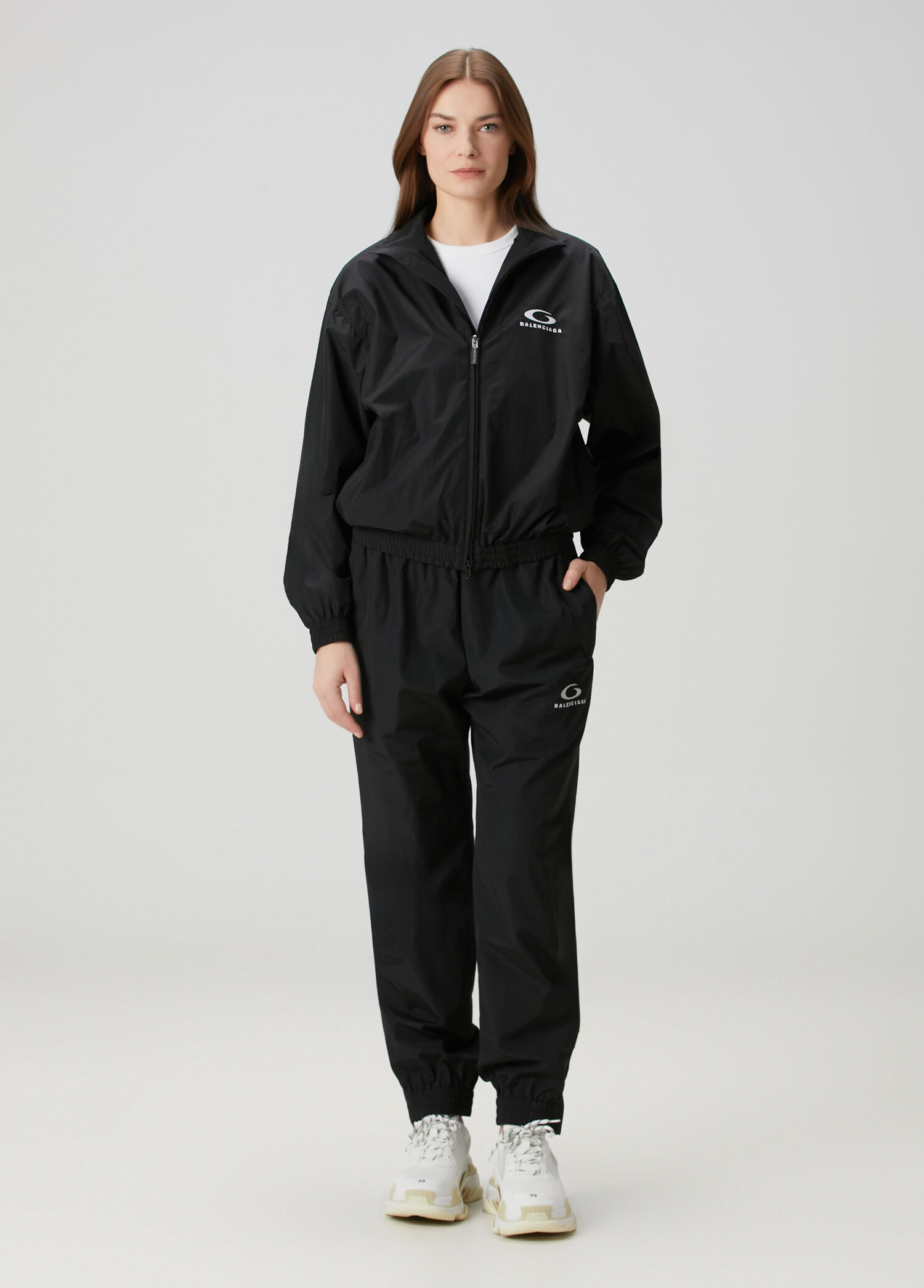 Siyah Logo Detaylı Jogger Eşofman