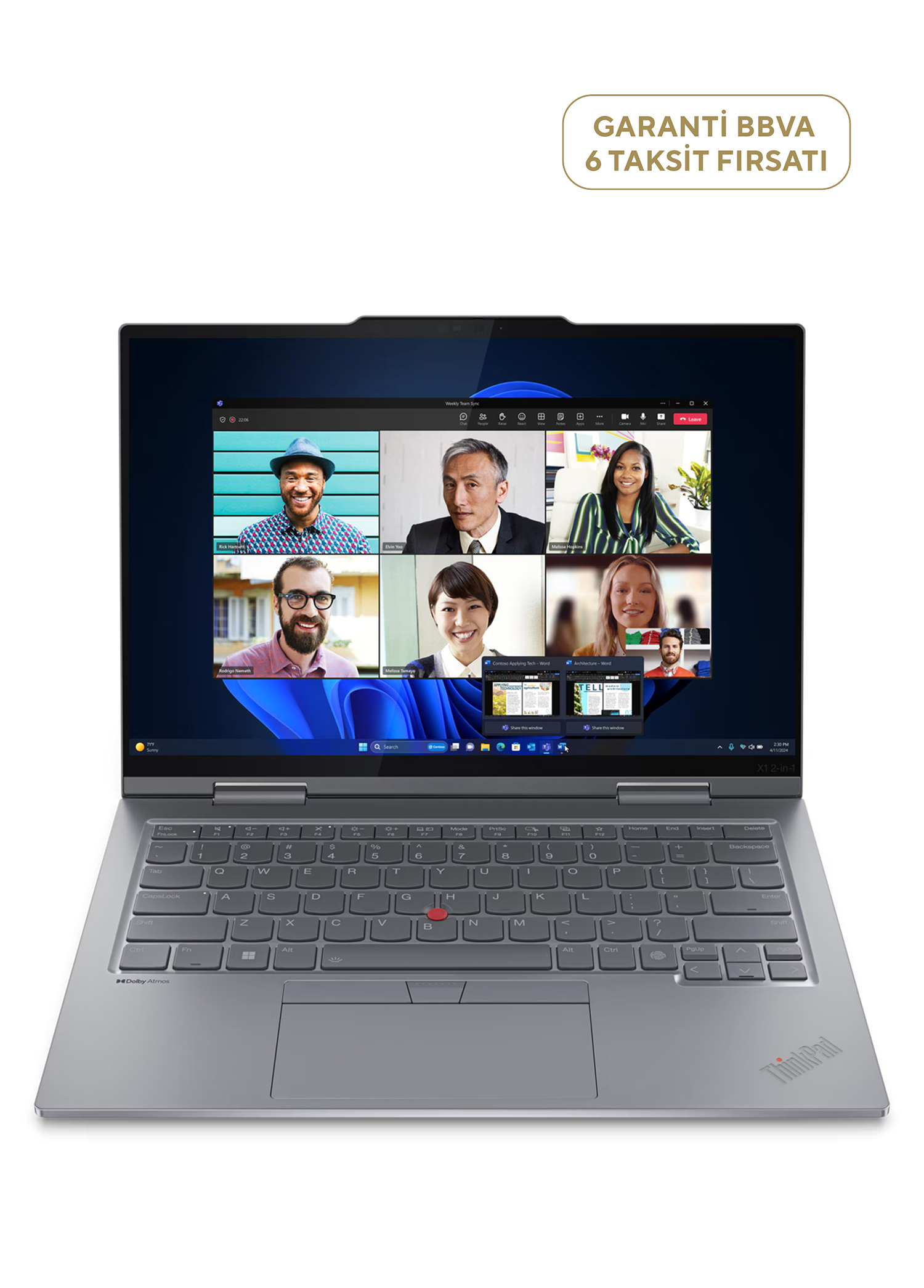 Lenovo - ThinkPad X1 2-in-1 Gen9 Ultra 7 155U 32GB RAM 1TB SSD 14
