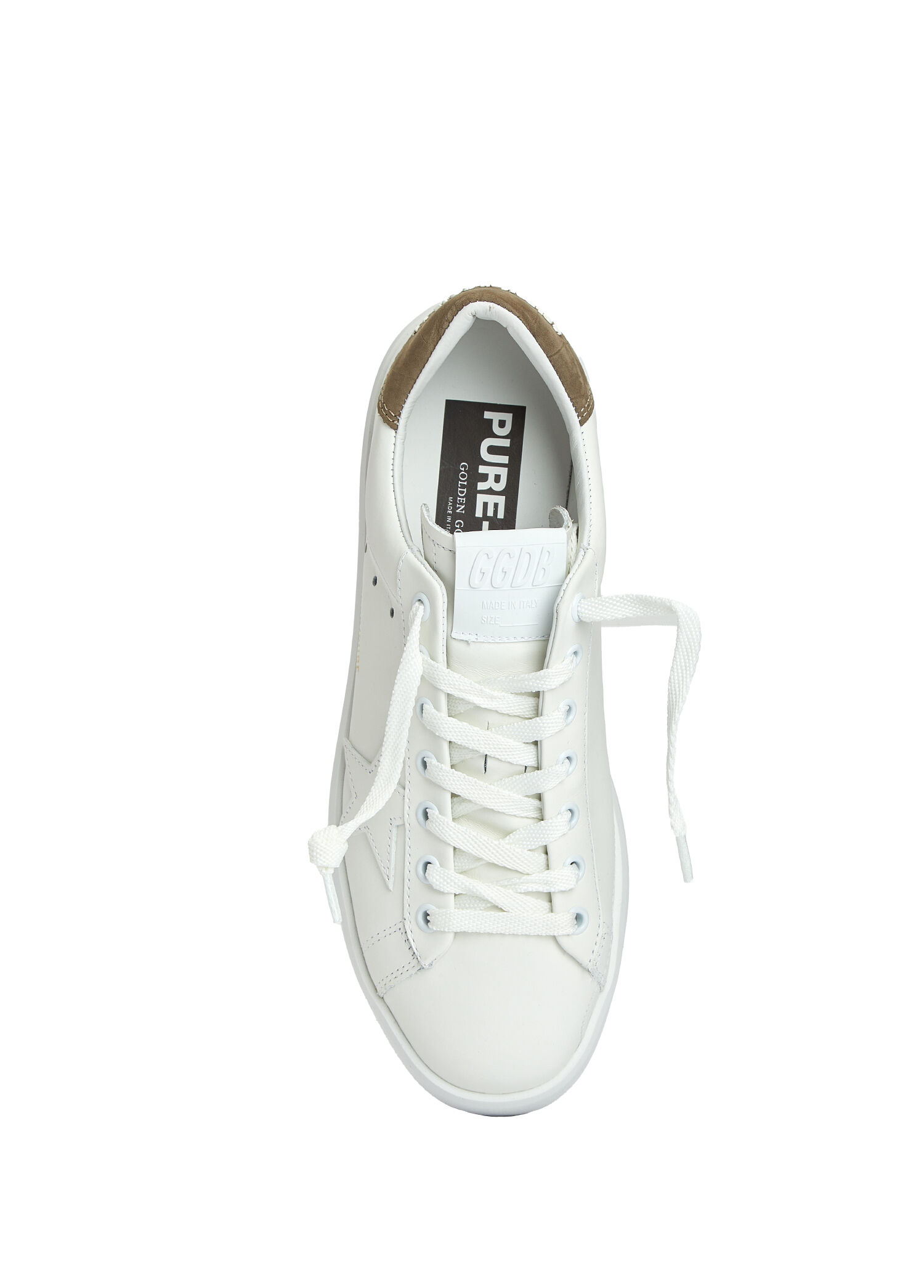 Golden Goose Beyaz-Füme Kadın Purestar Beyaz Füme Kadın Deri