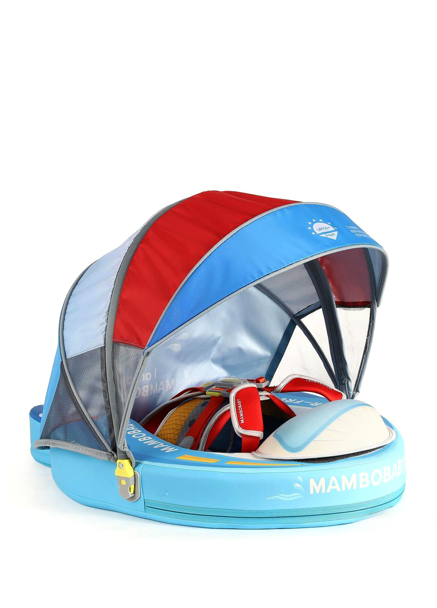 Speedy Boat Emniyetli Gölgelikli Ayak Destekli Bebek Yüzme Simidi