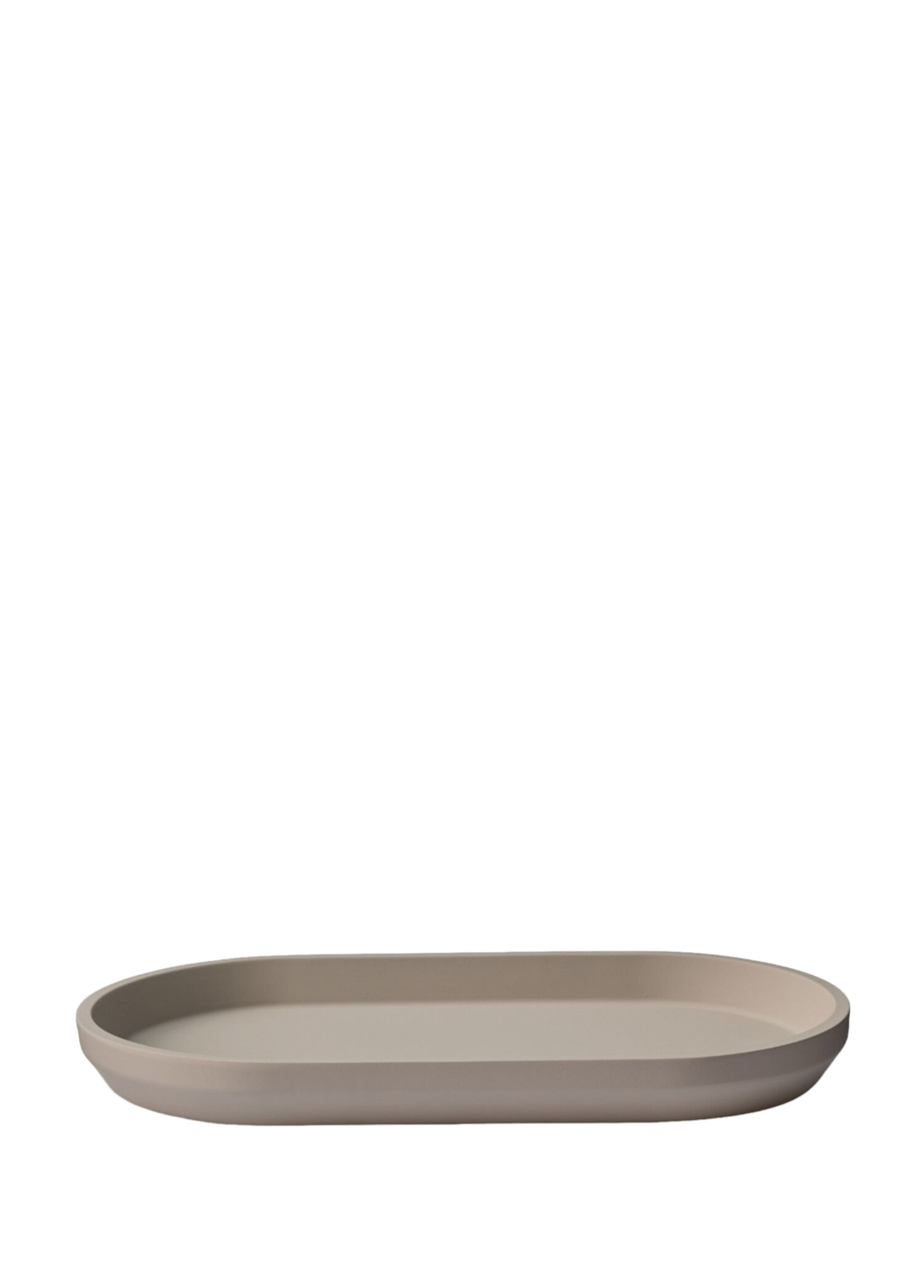Vera Taupe Oval Banyo Tepsisi
