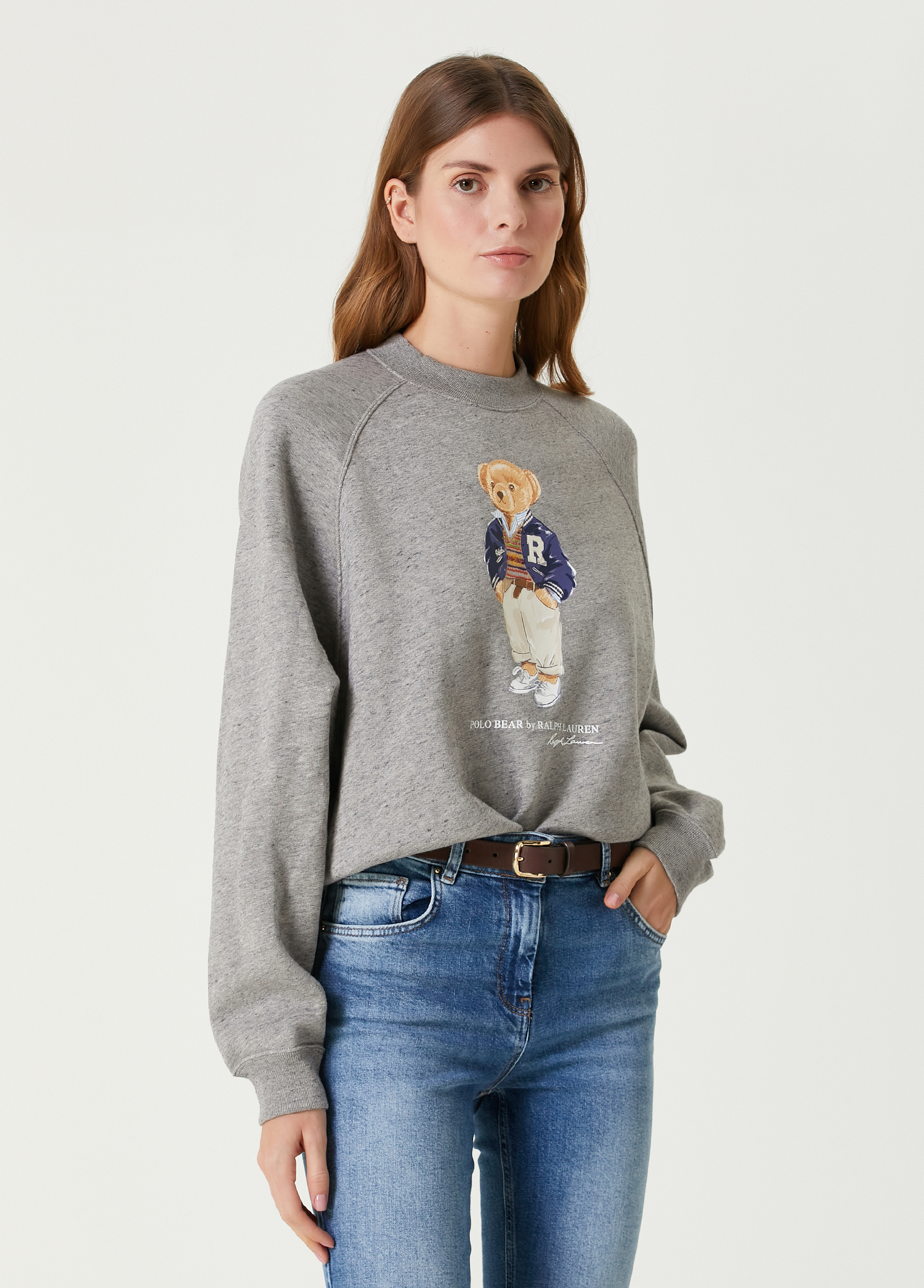 Polo Bear Gri Sweatshirt