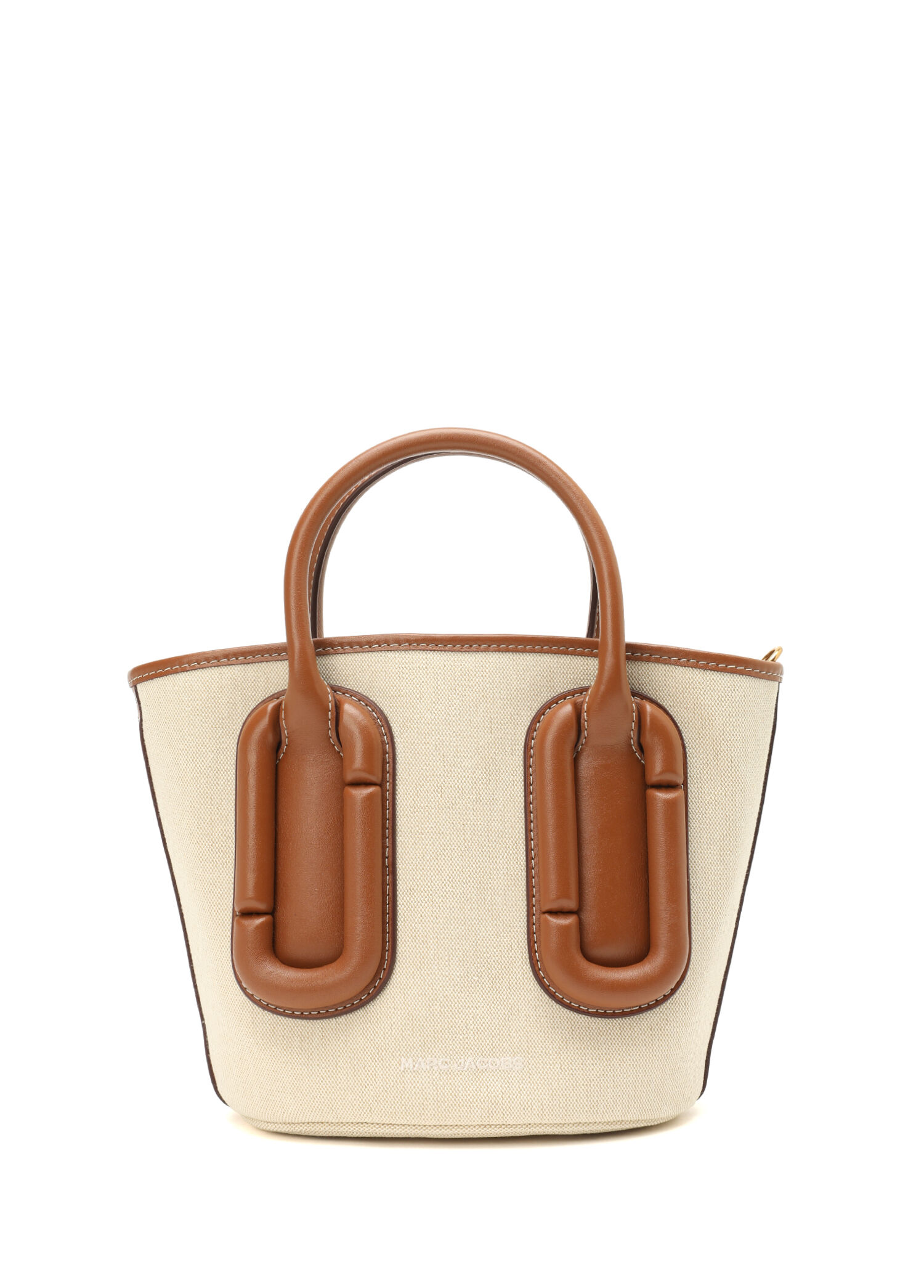 Babe Small Beige Women's Canvas Shopping Bag
