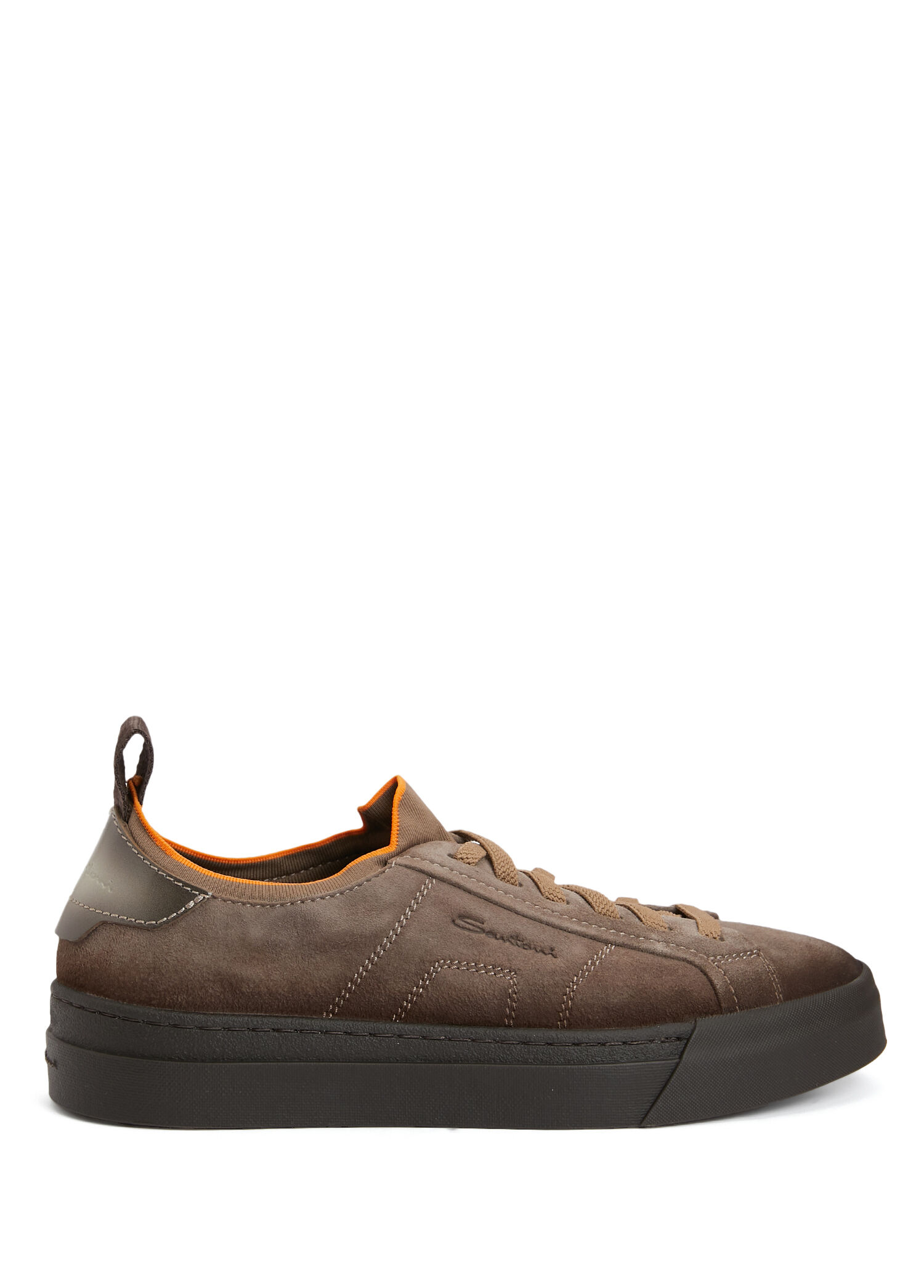 Koyu Bej Erkek Süet Sneaker