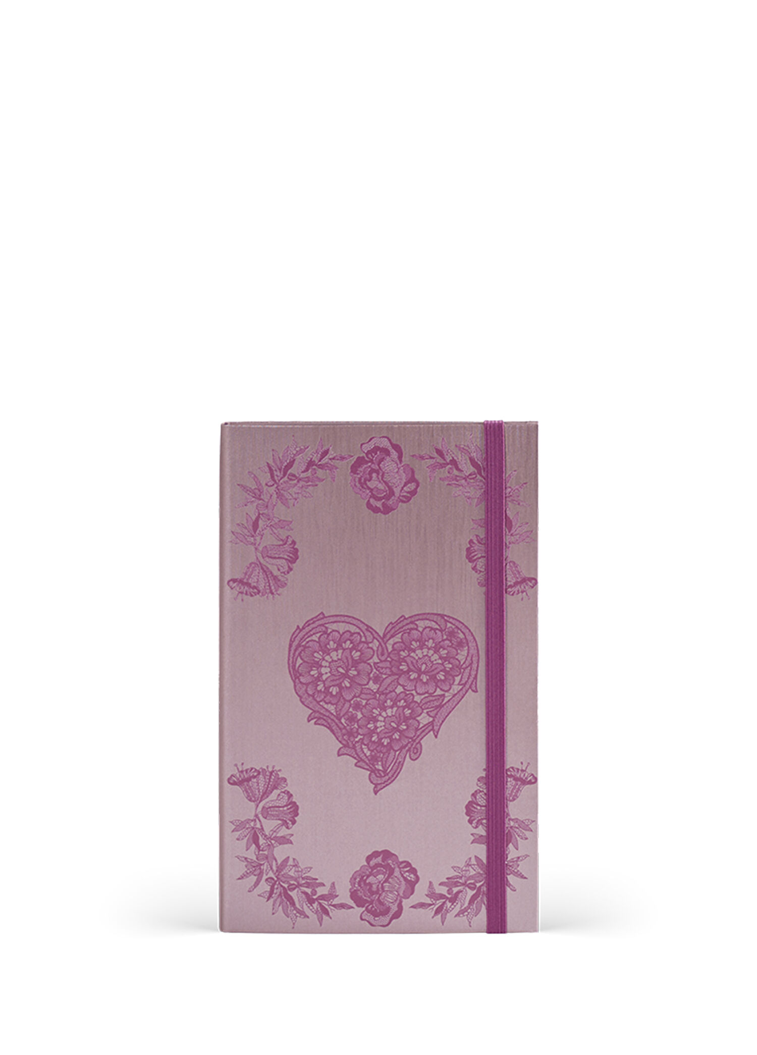 Milano Lace Heart Koleksiyon Çizgili Defter