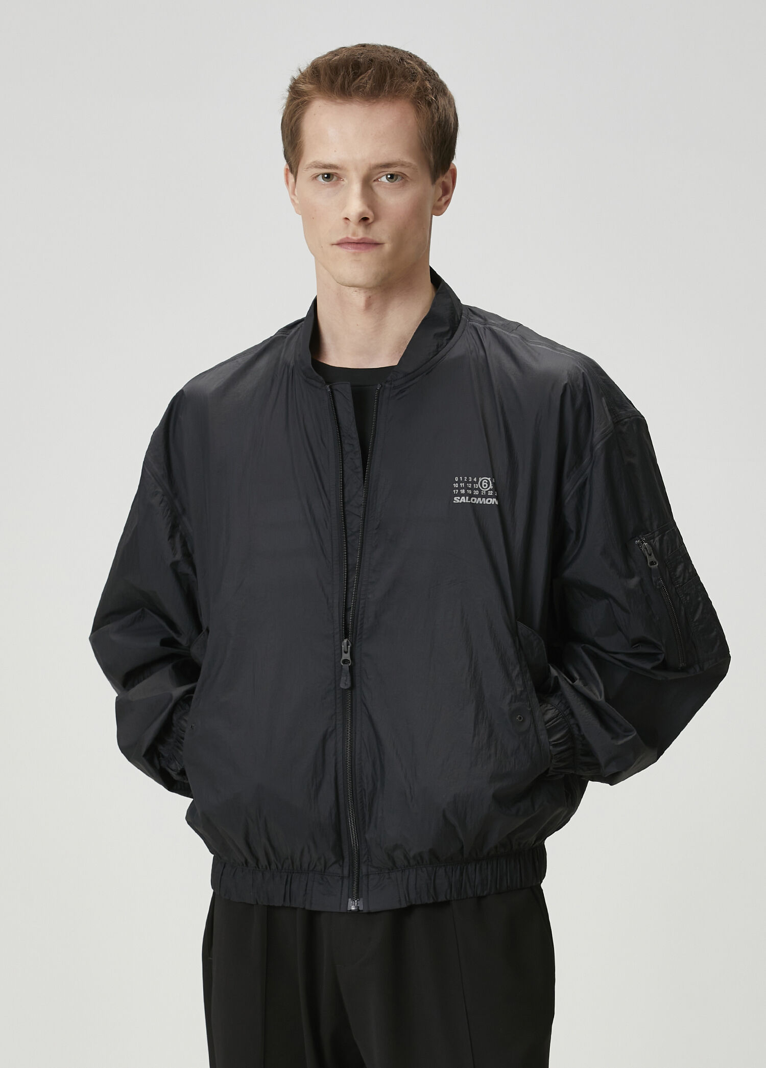Salomon x MM6 Logo Baskılı Mont