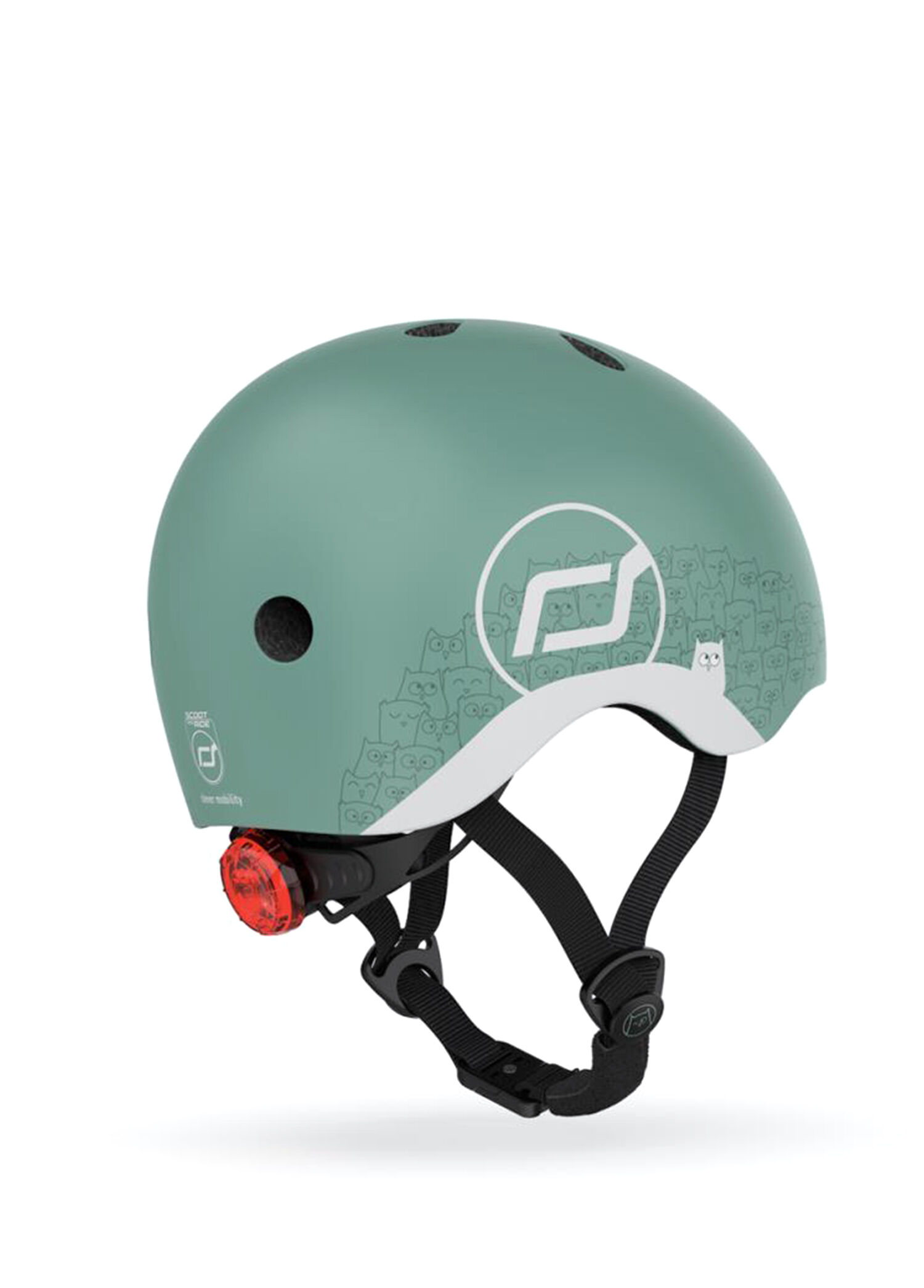 Helmet Reflective Yeşil Bebek Çocuk Kaskı