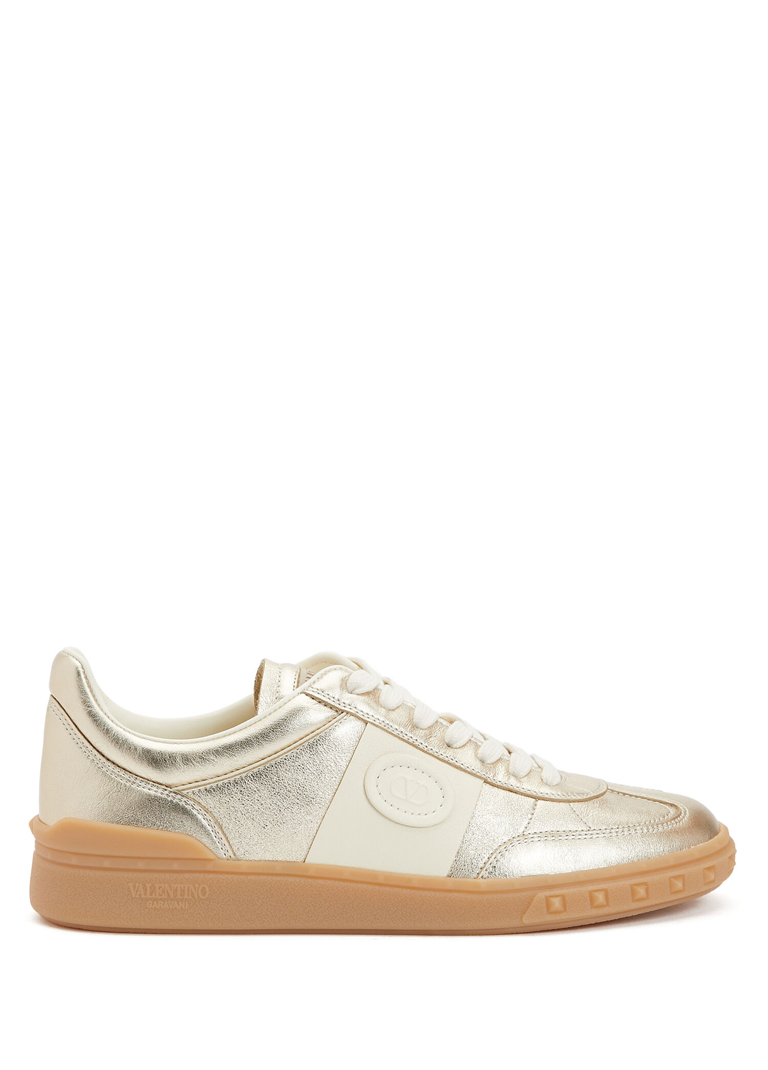 Valentino Garavani Gold Kadın Upvillage Gold Kadın Deri Sneaker