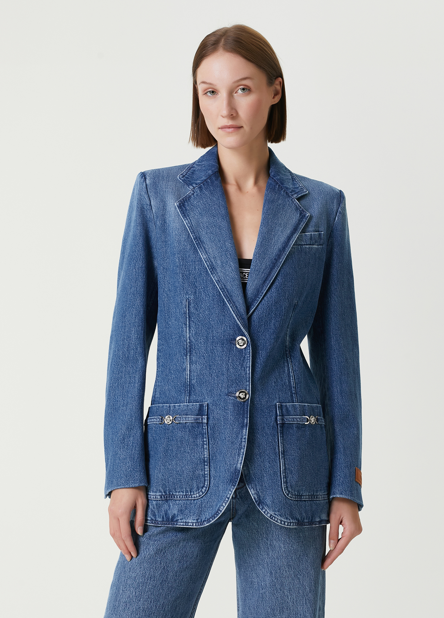 Oversized Mavi Denim Blazer