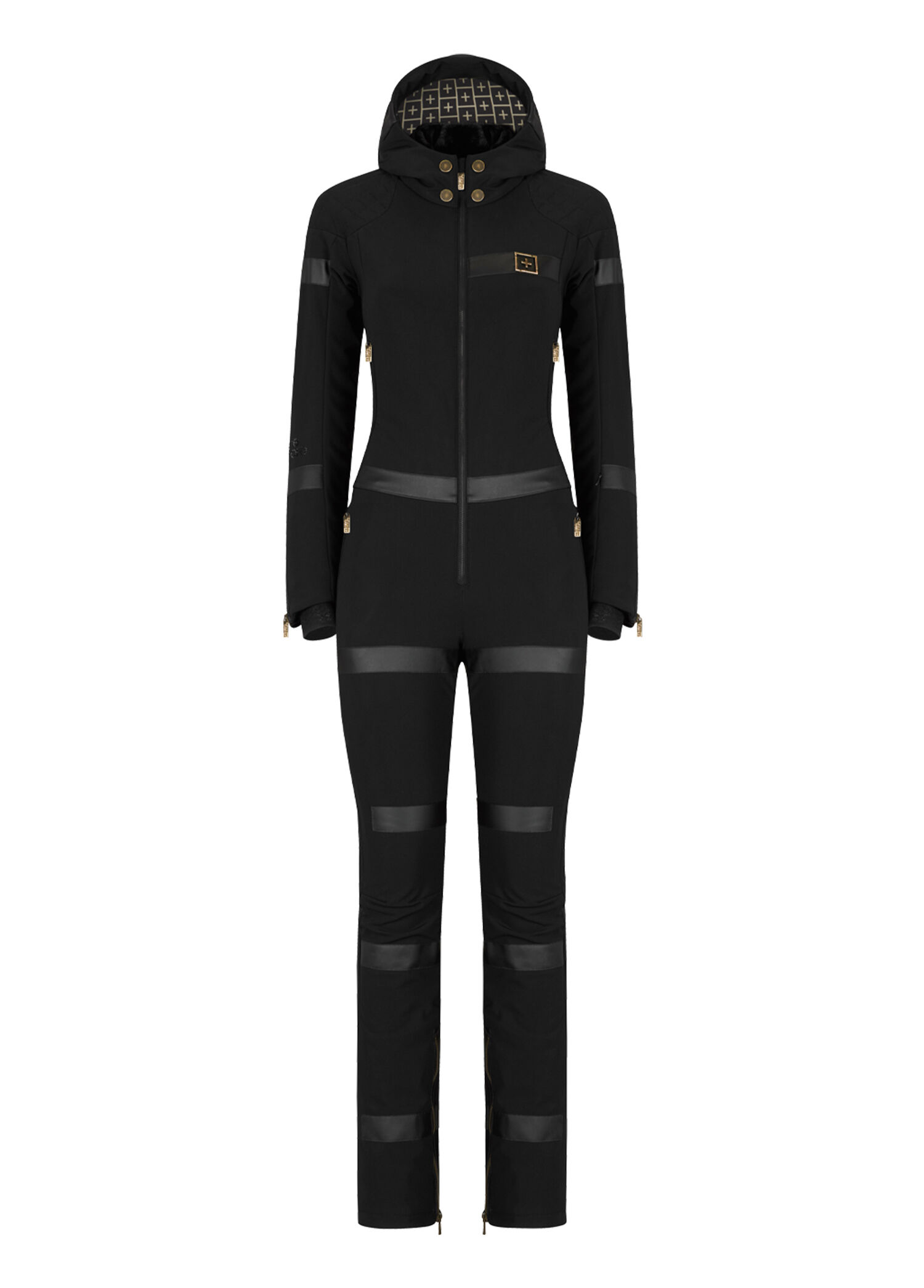 441 Softshell One Piece Suit Black Kadın Kayak Tulumu