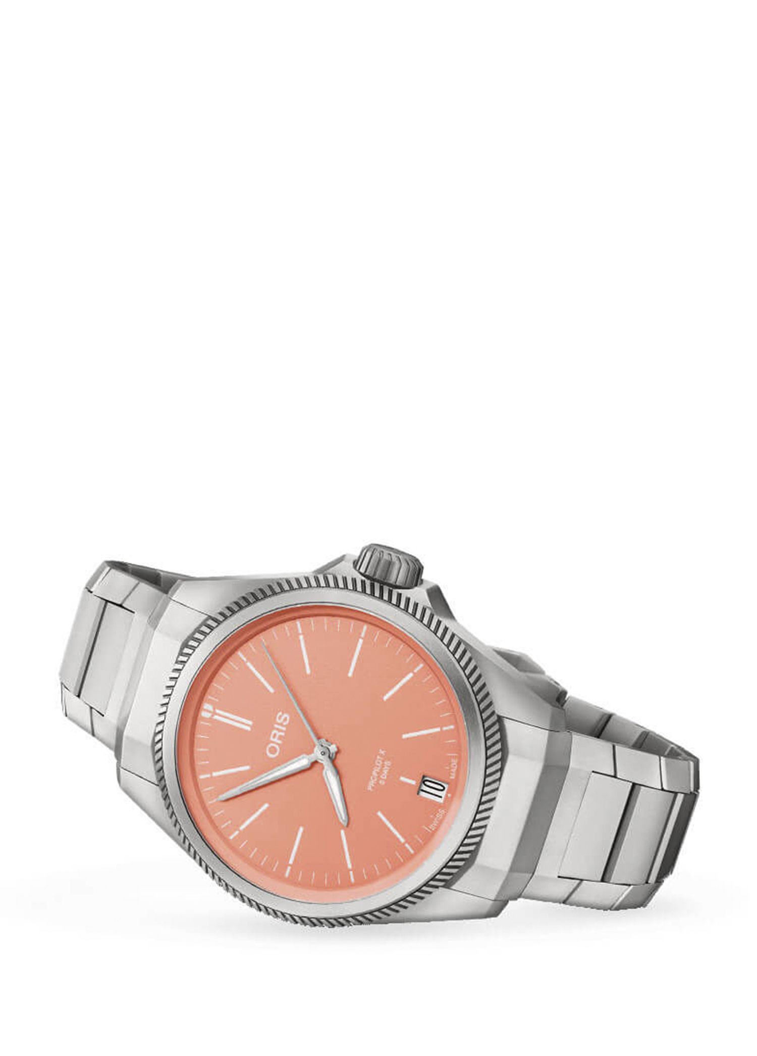 Oris Pembe Erkek Propilot x Calibre 400 01 400 7778 7158-07 7 20
