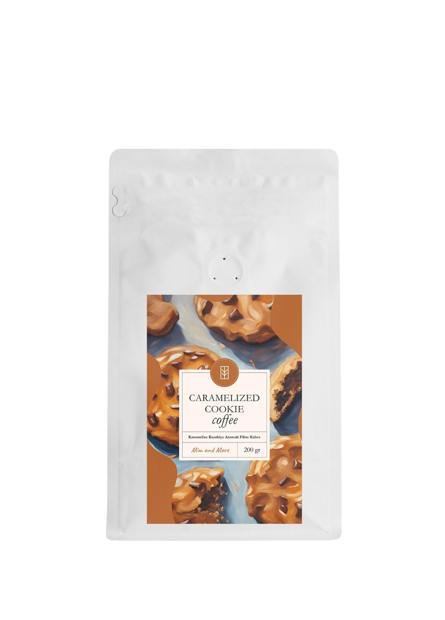 Caramelized Cookie Coffee Karamelize Kurabiye Aromalı Kahve Çekirdek Kahve 200 gr