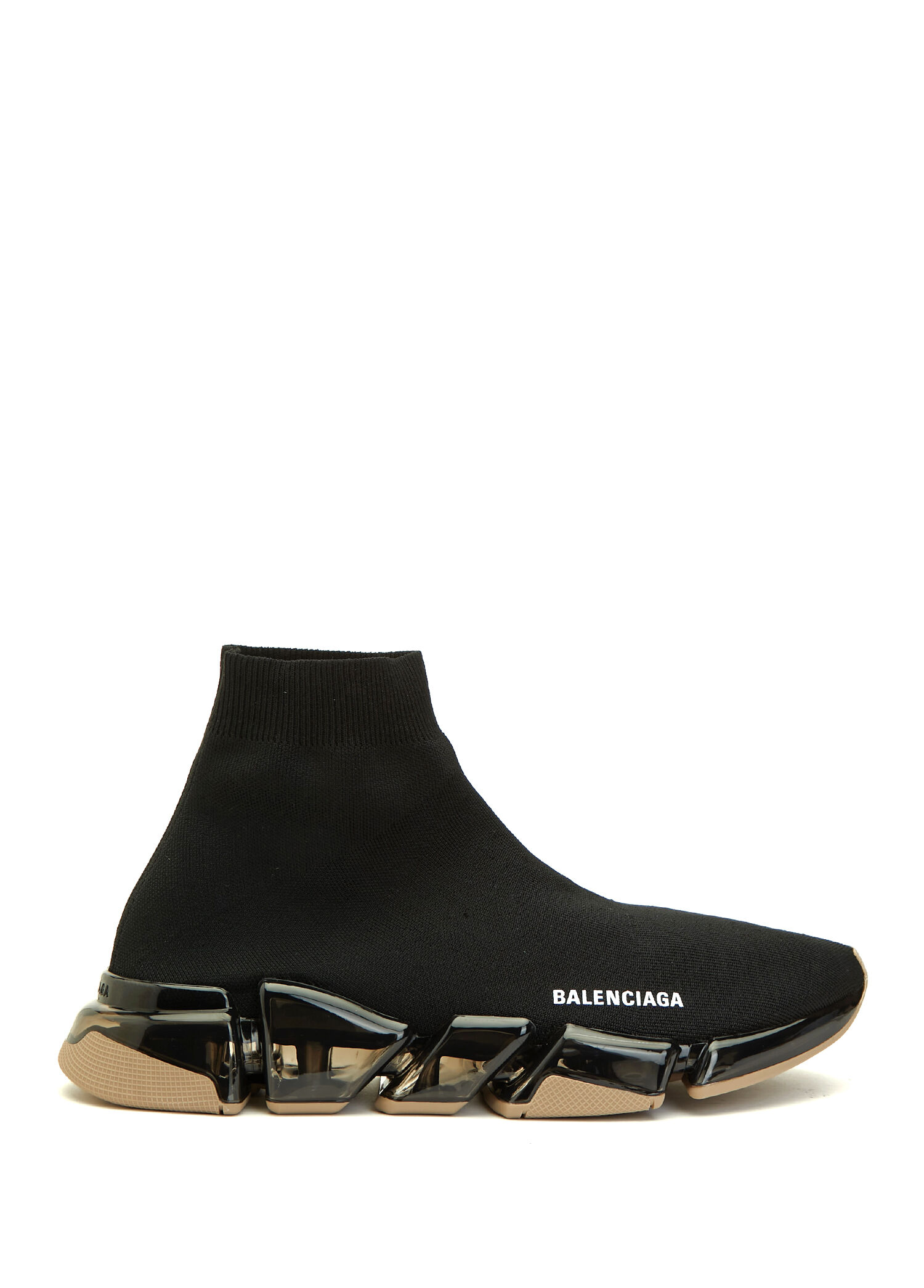 Balenciaga Bej-Siyah Erkek Speed 2.0 Siyah Erkek Sneaker 1924071