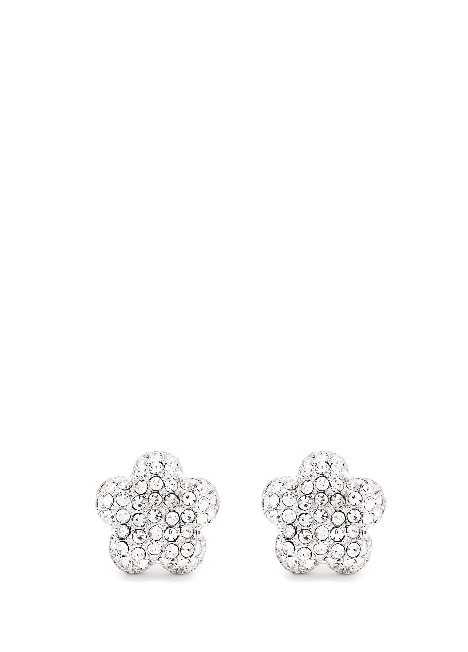 The Daisy Pave Stud Silver Kadın Küpe