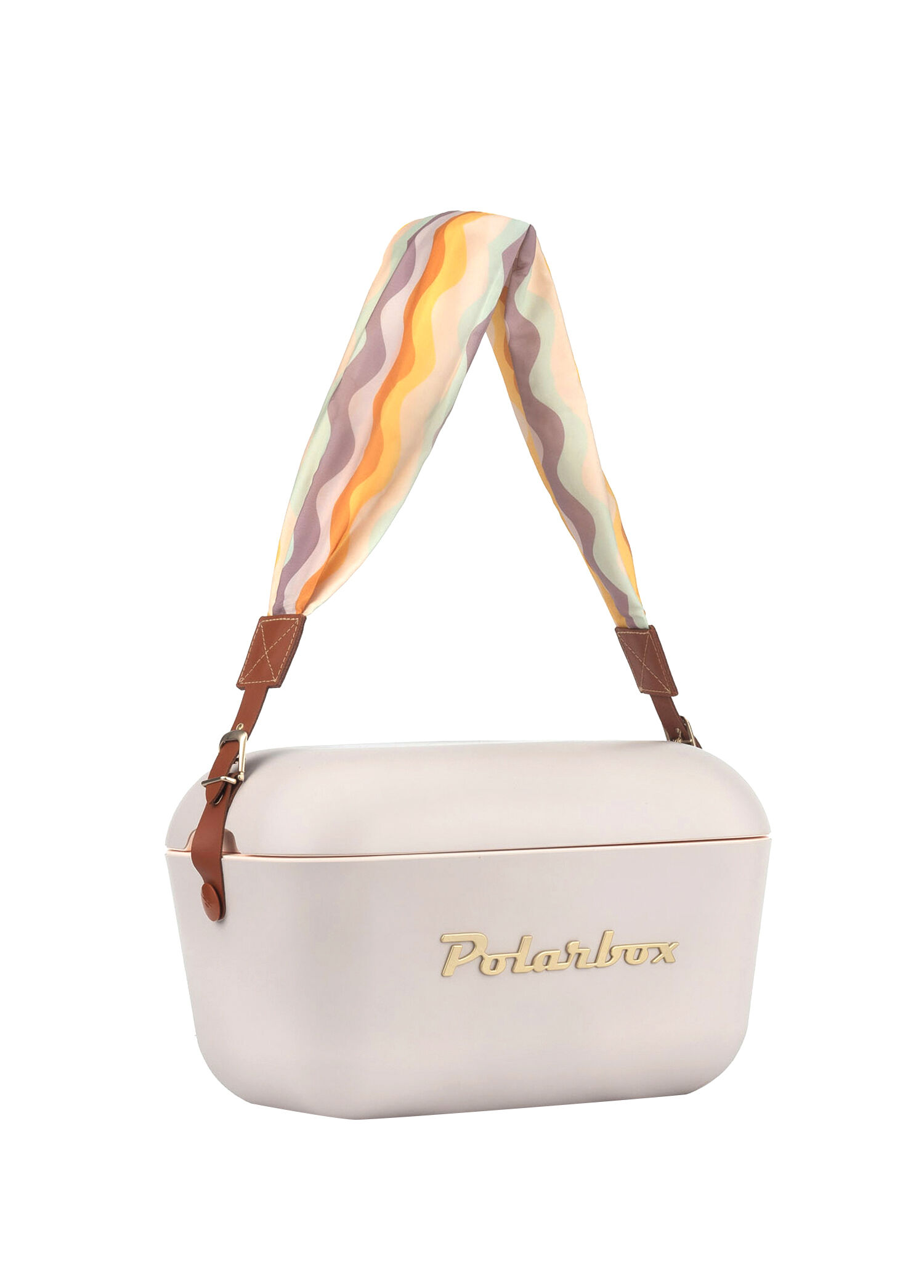 Prinkstyle Ondas Classic Perla Gold Pamuk ve Deri Kayışlı Soğuk ve Sıcak Tutucu Thermo Box 20 lt