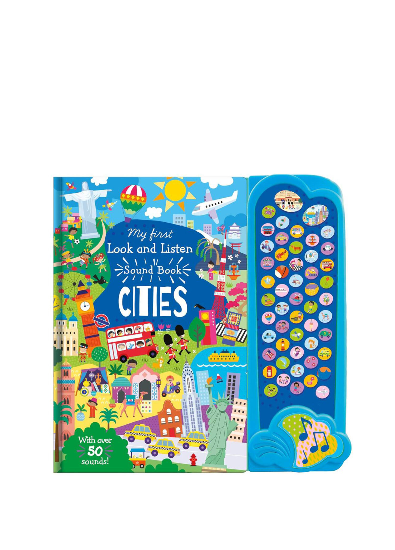 Cities My First Look & Find Sound Book Yabancı Dil Sesli Çocuk Kitabı