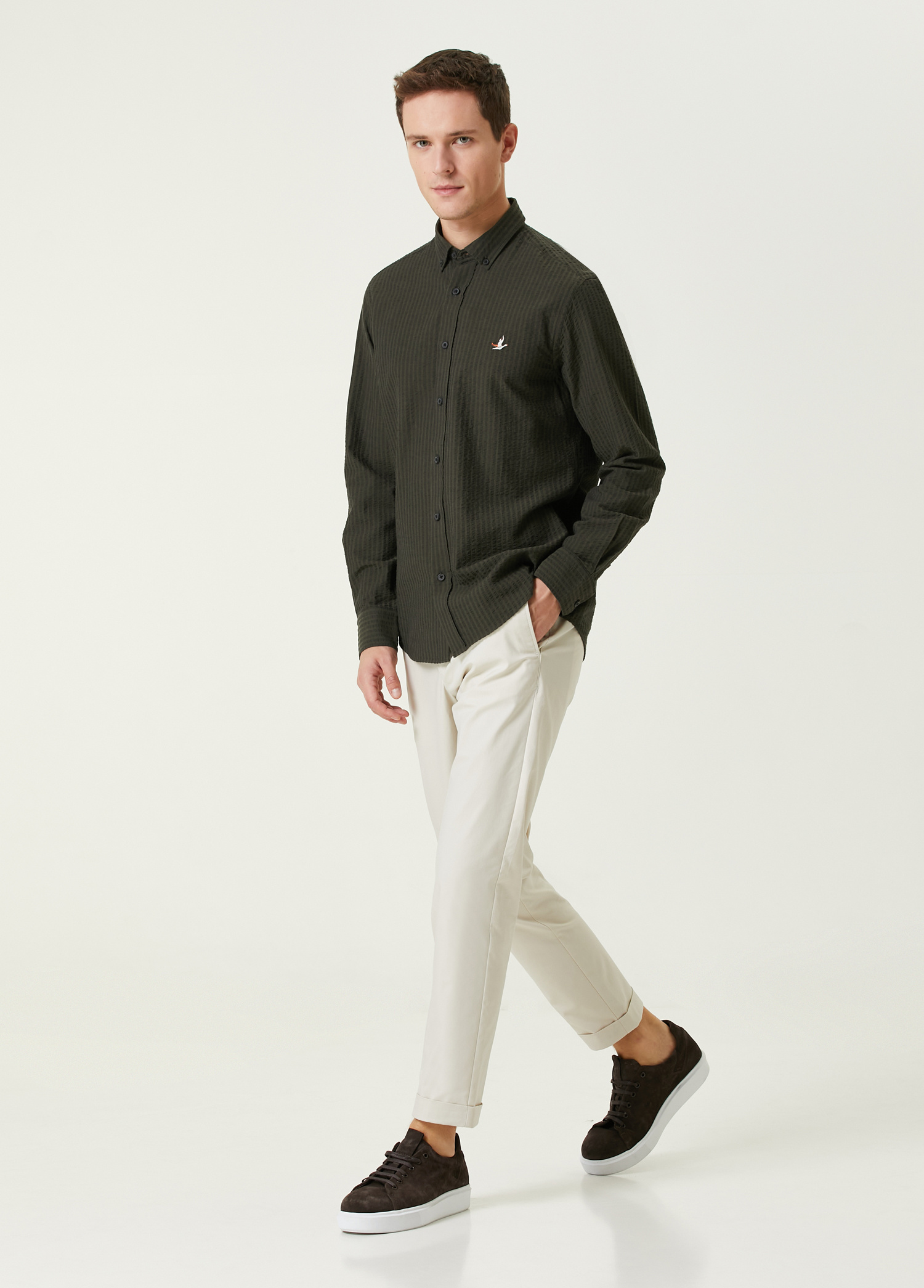 Açık Bej Chino Pantolon