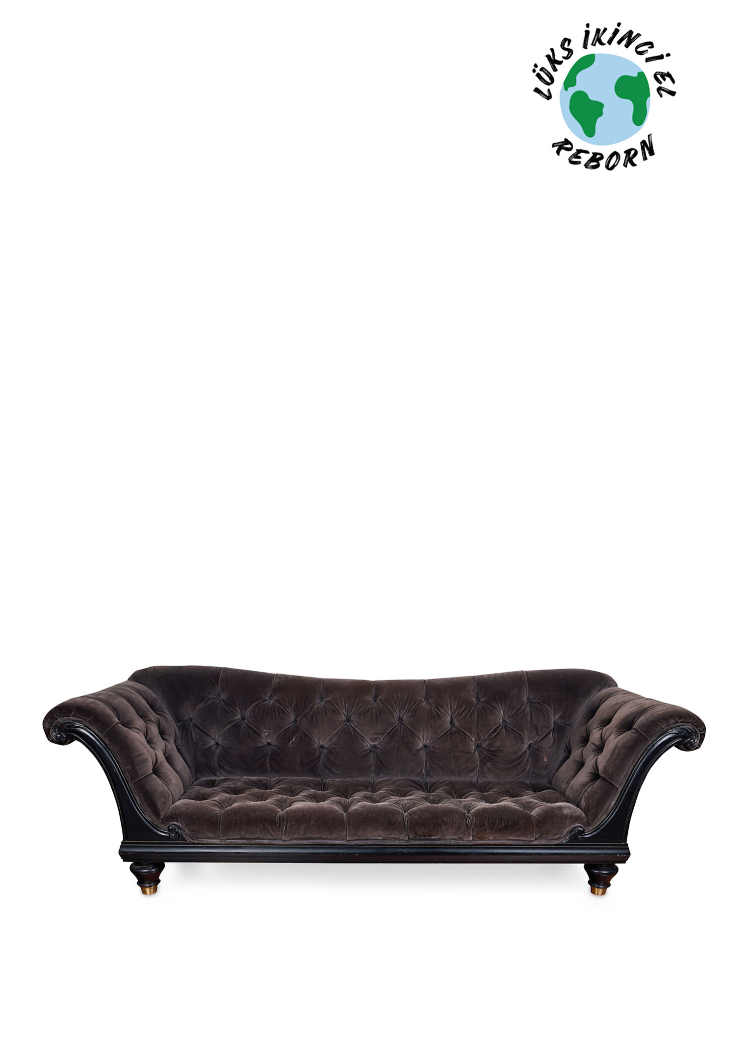 Baker Furniture Chatsworth Kahverengi Kanape