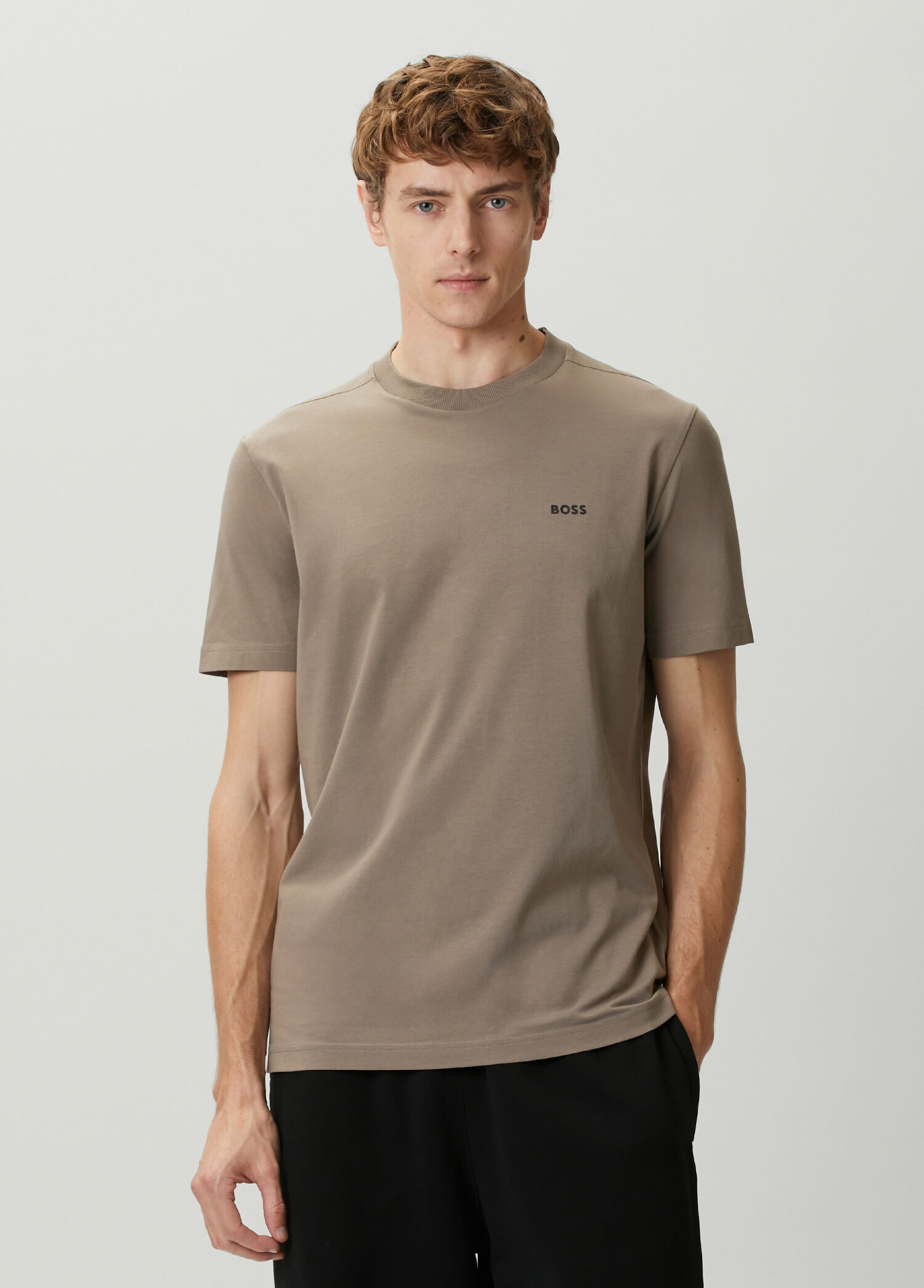 BOSS AC−3 Boss Açık Yeşil Erkek Açık Yeşil Logo Detaylı T-shirt 1988343 | Beymen