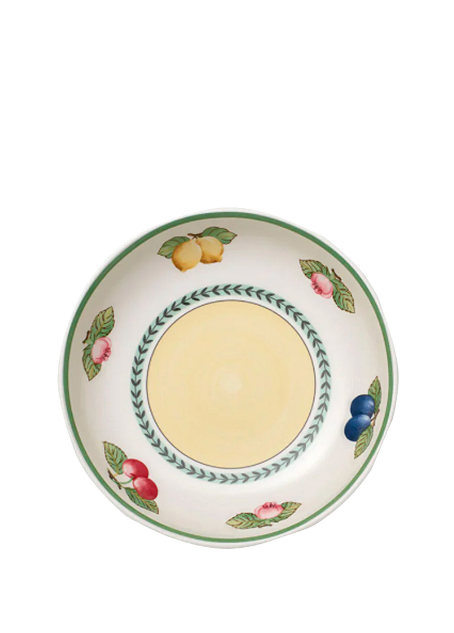 French Garden Desenli Porselen Çukur Tabak 24 cm