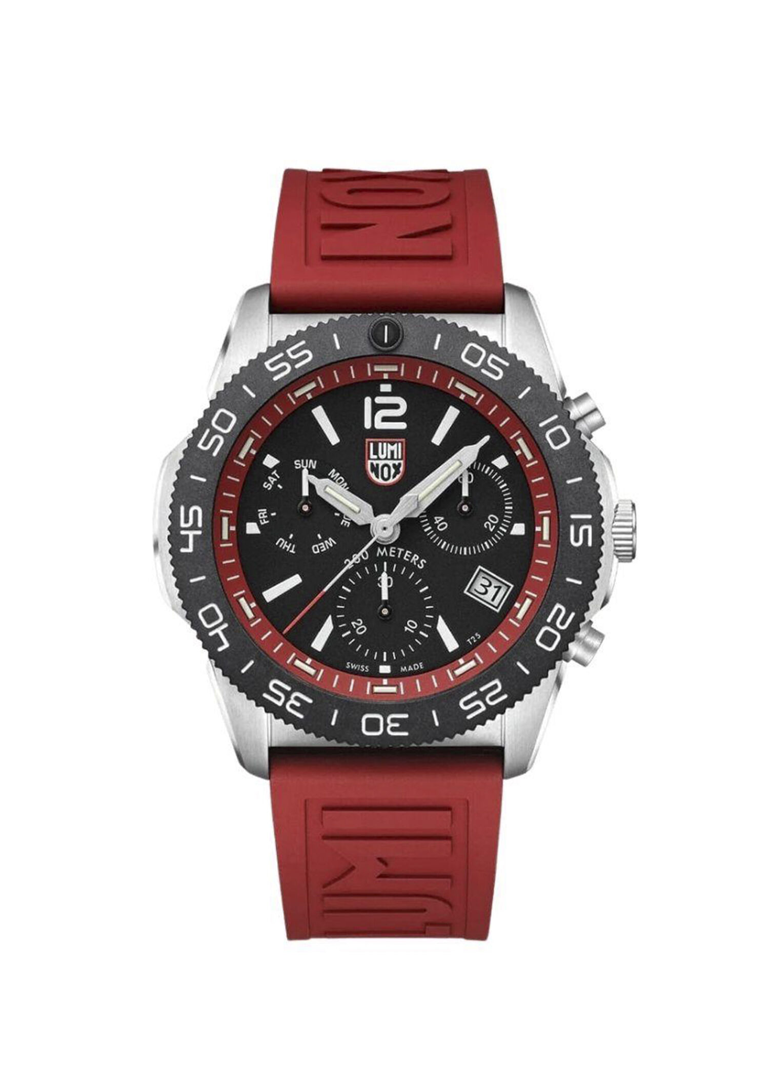 XS.3155 Pacific Diver Chronograph Kırmızı Erkek Kol Saati