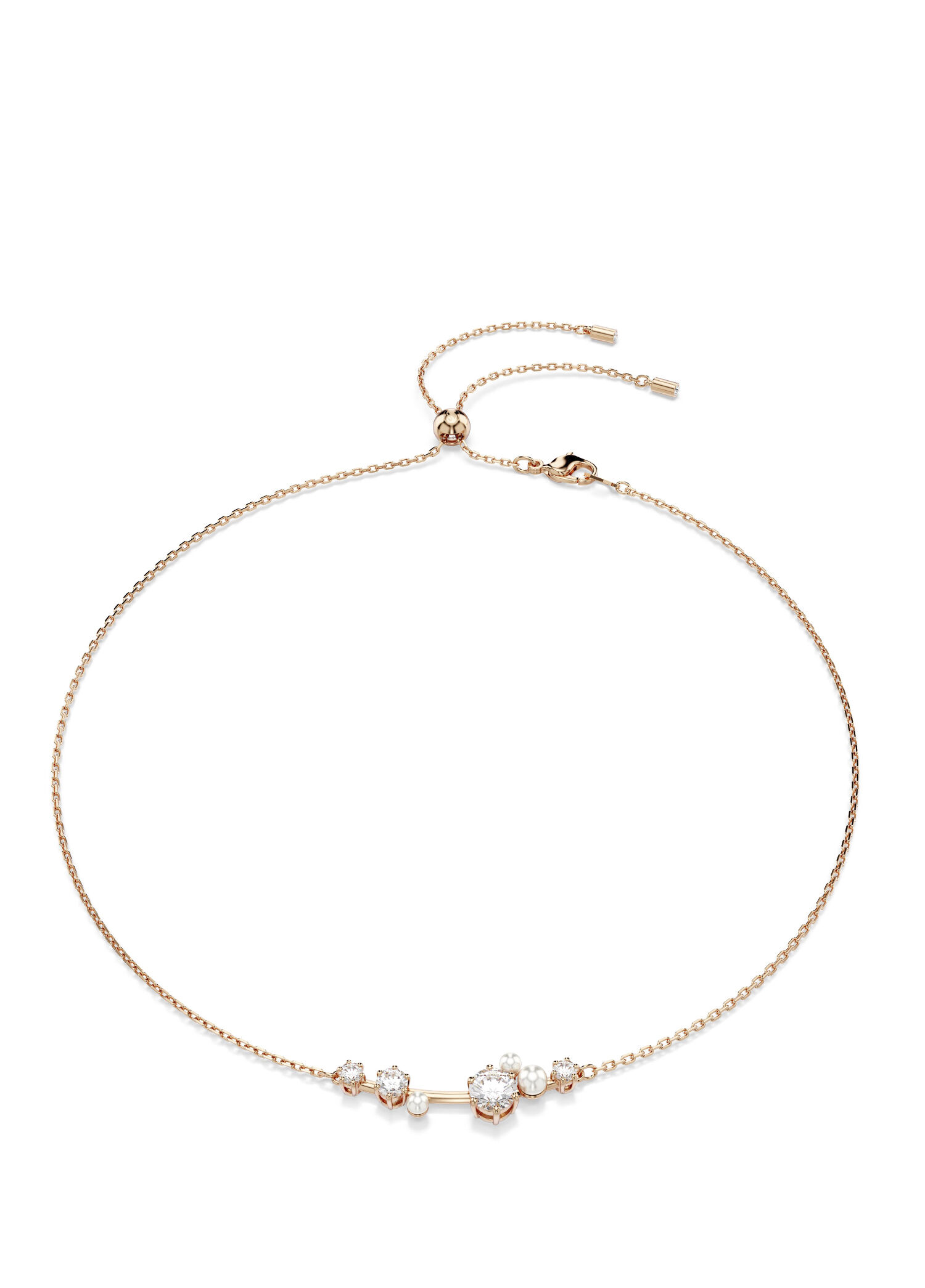 Constella Necklace Bar Whıte Ros Rose Gold Kaplama Kadın Kolye 5729504