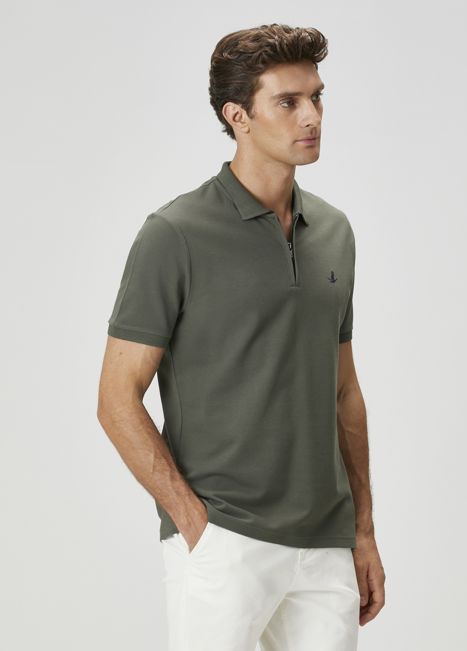Haki Polo T-shirt_2