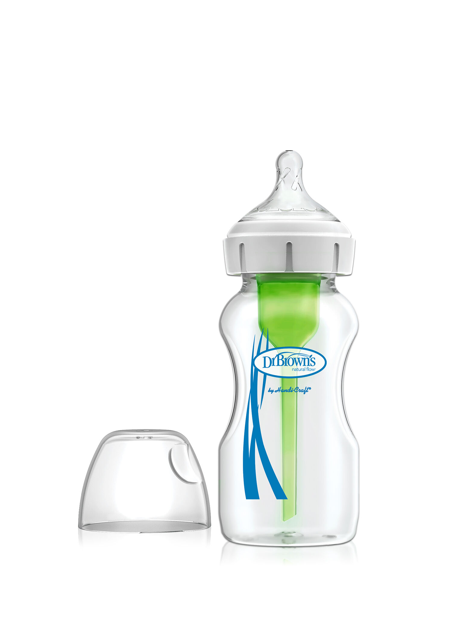 Options+ Cam Yenidoğan Antikolik Geniş Ağız Biberon 270 ml