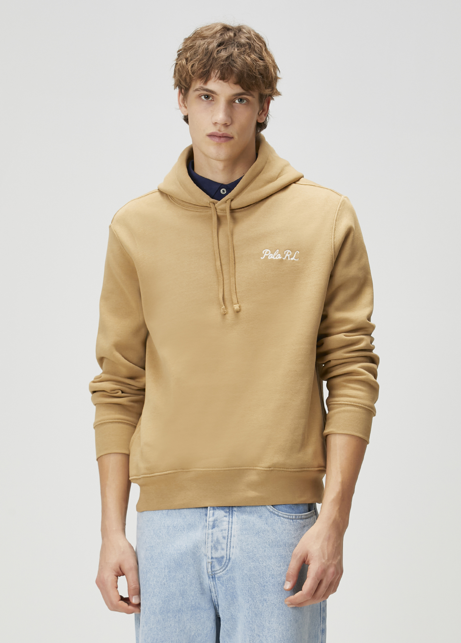 Camel Kapüşonlu Sweatshirt