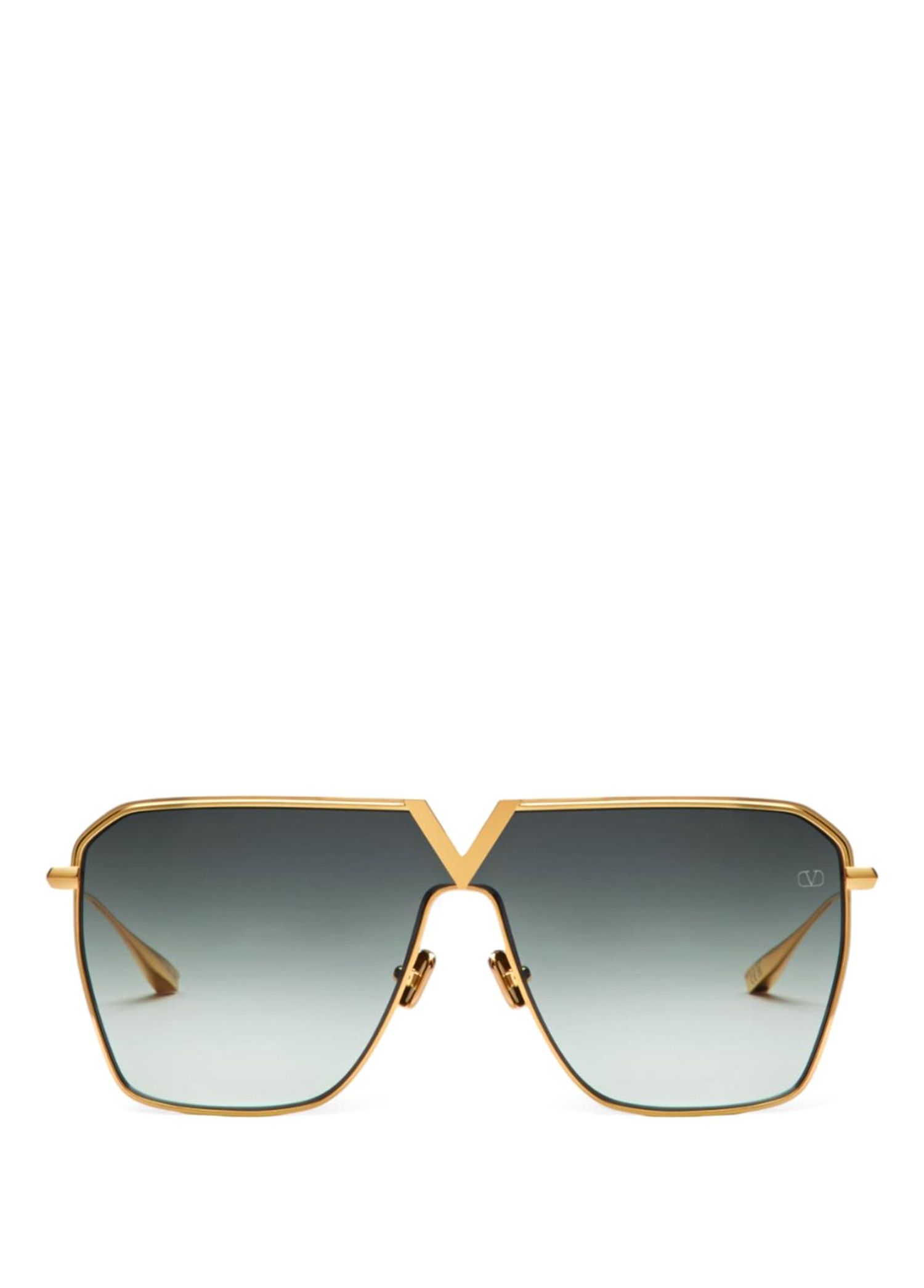 NEW VALENTINO V-GOLDSHIELD VLS-137C SUNGLASSES GOLD WOMEN EYEWEAR VALENTINO Valentino V-Goldcut-I VLS-113D Sunglasses Women main image 2
