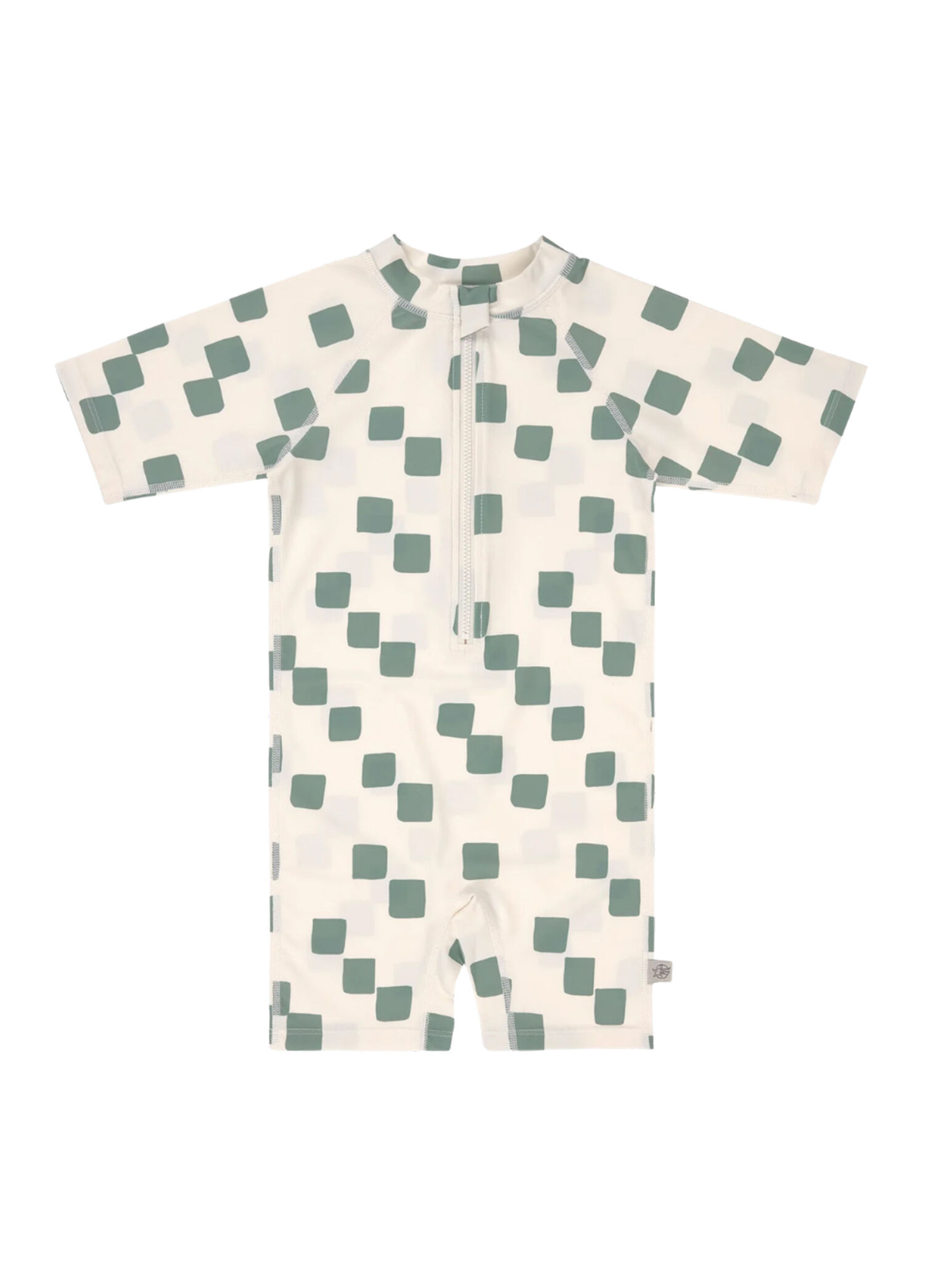 Checkerboard Sea Salt Green UV Korumalı Erkek Bebek Mayo
